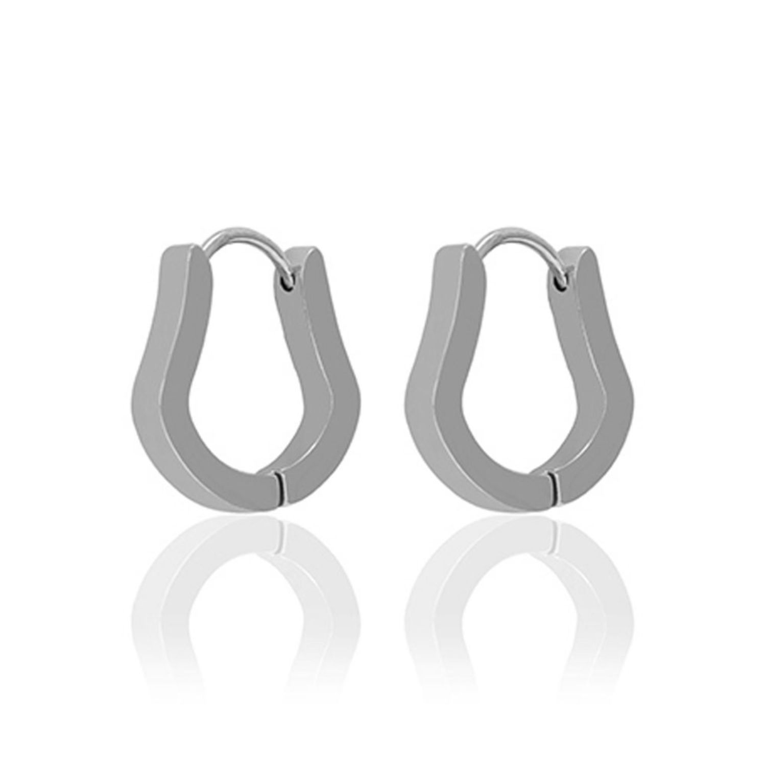 Silver Juno Hoops