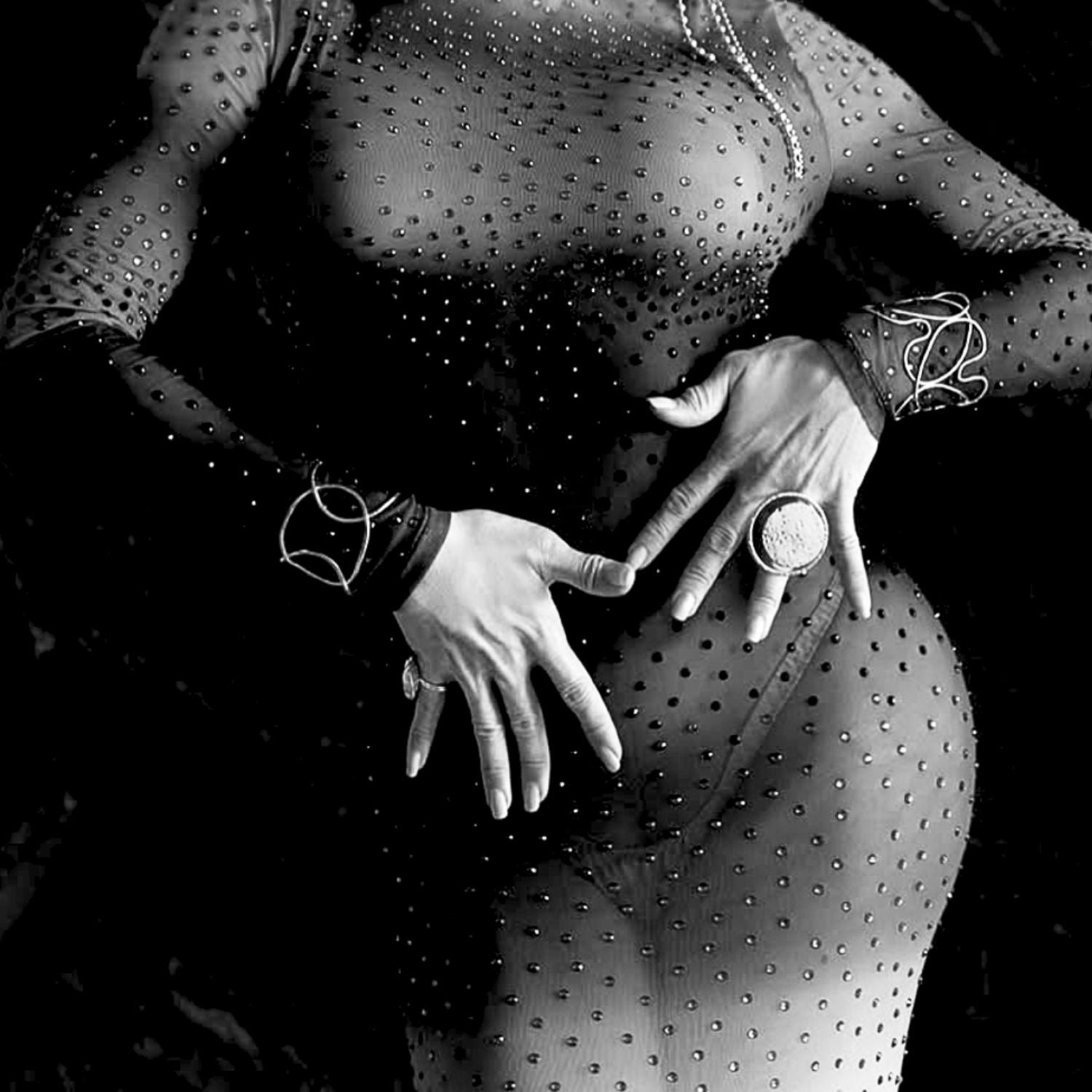 Silver Large Peacock Eye Ring