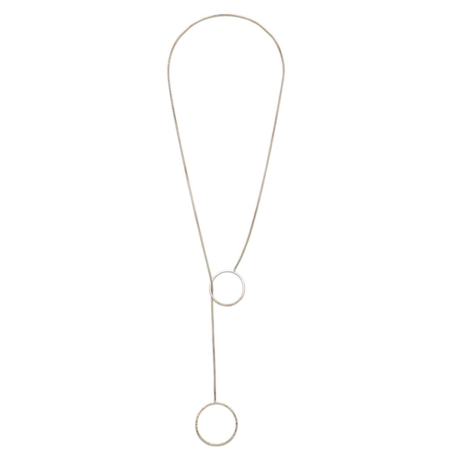 Silver Lindy Y-Necklace