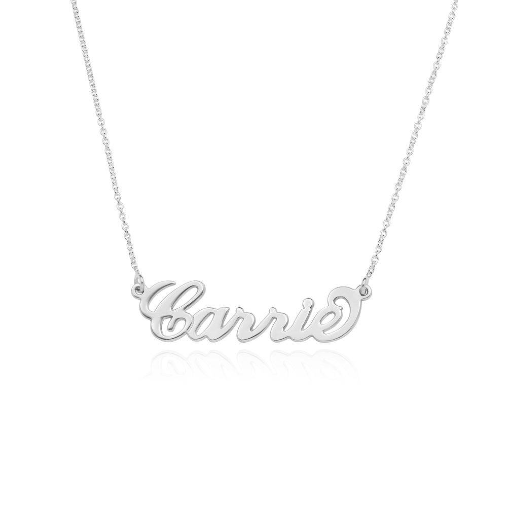 Carrie Name Necklace in Silver