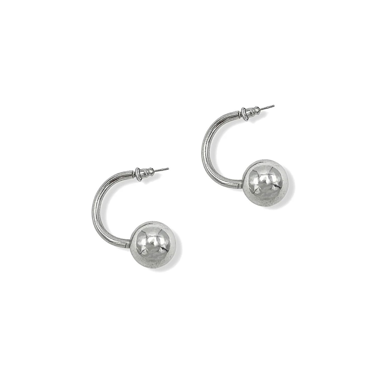 Silver Orbita-U Post Earrings