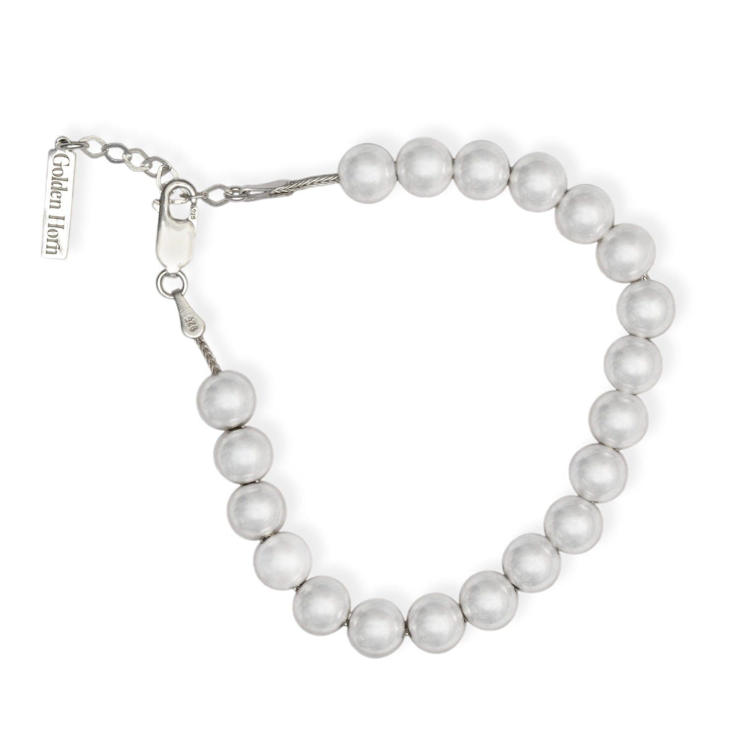 Silver Pearl Bracelet