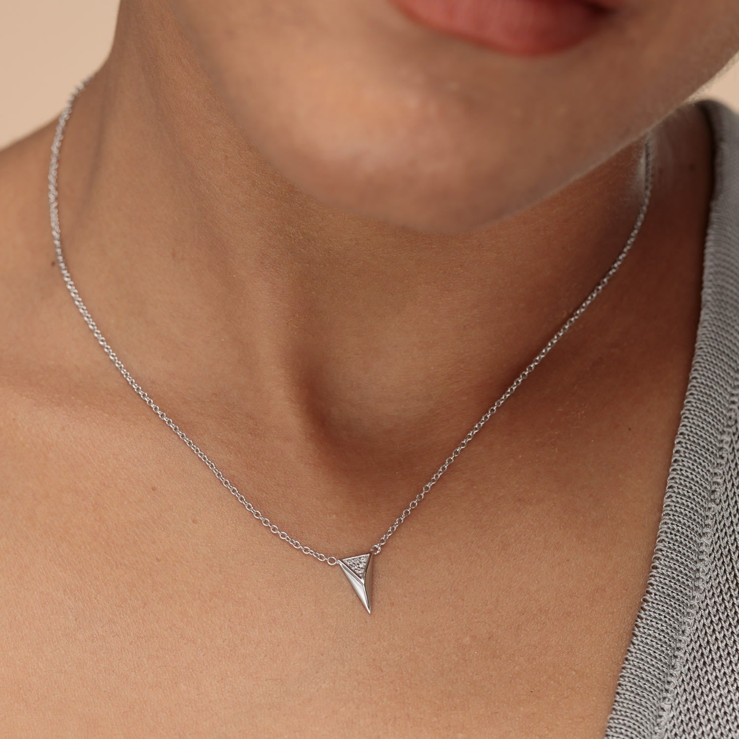 Silver Rebel Necklace With Slider Clasp