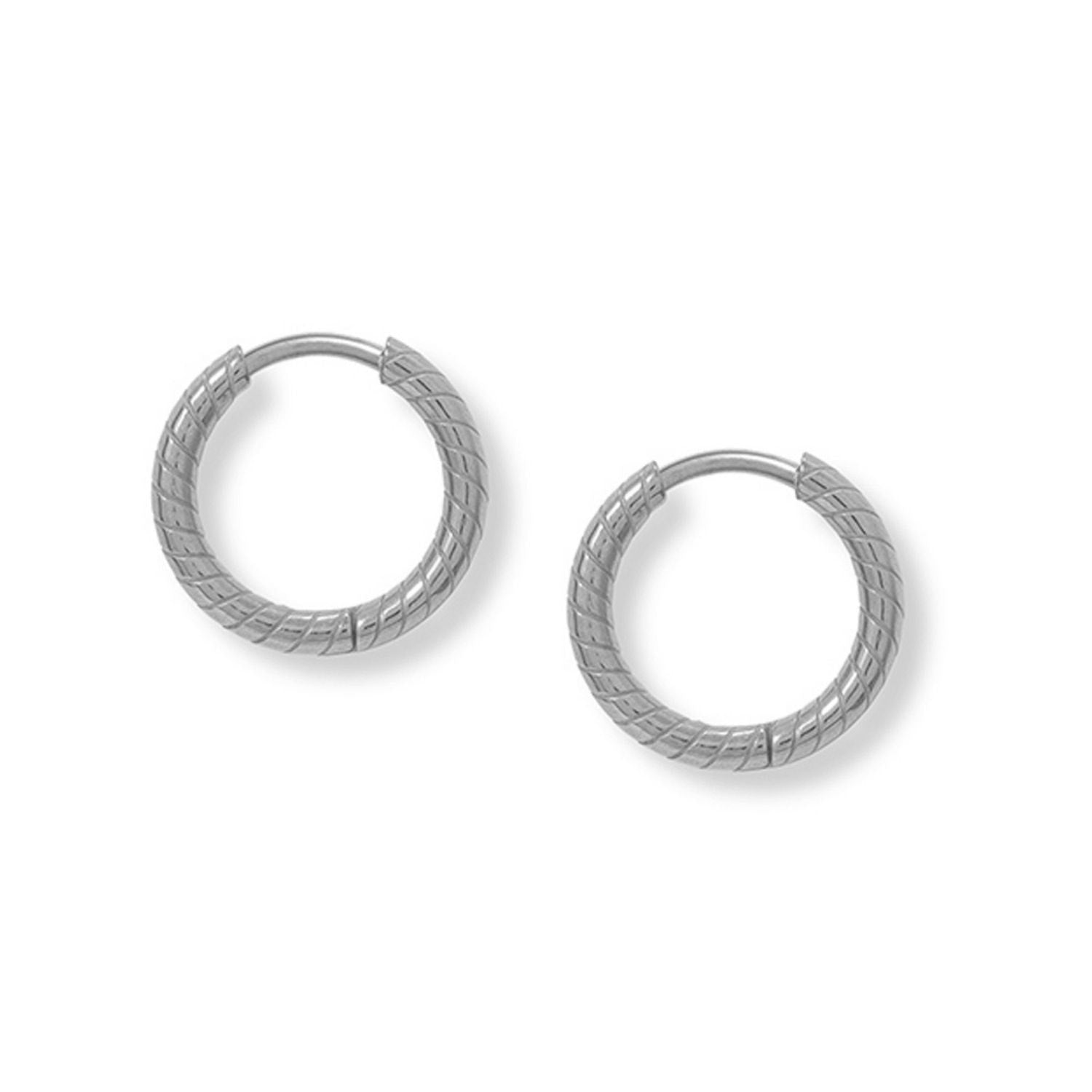 Silver Seren Hoops
