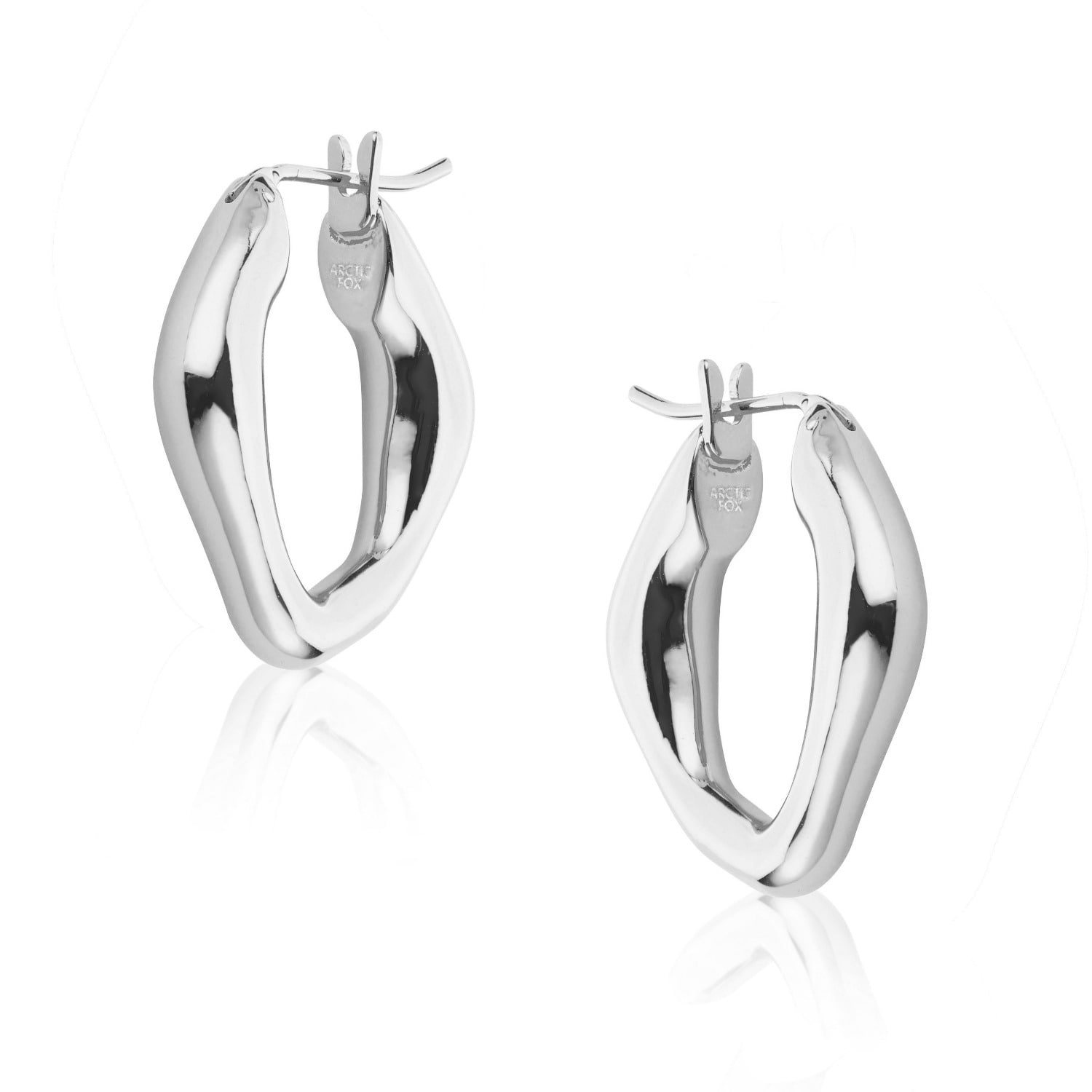 Silver Signature Hoop Earrings - Liv