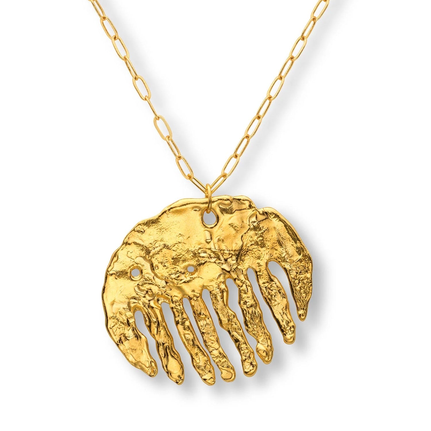 Simon Radvan X Eva Remenyi Comb Necklace Gold