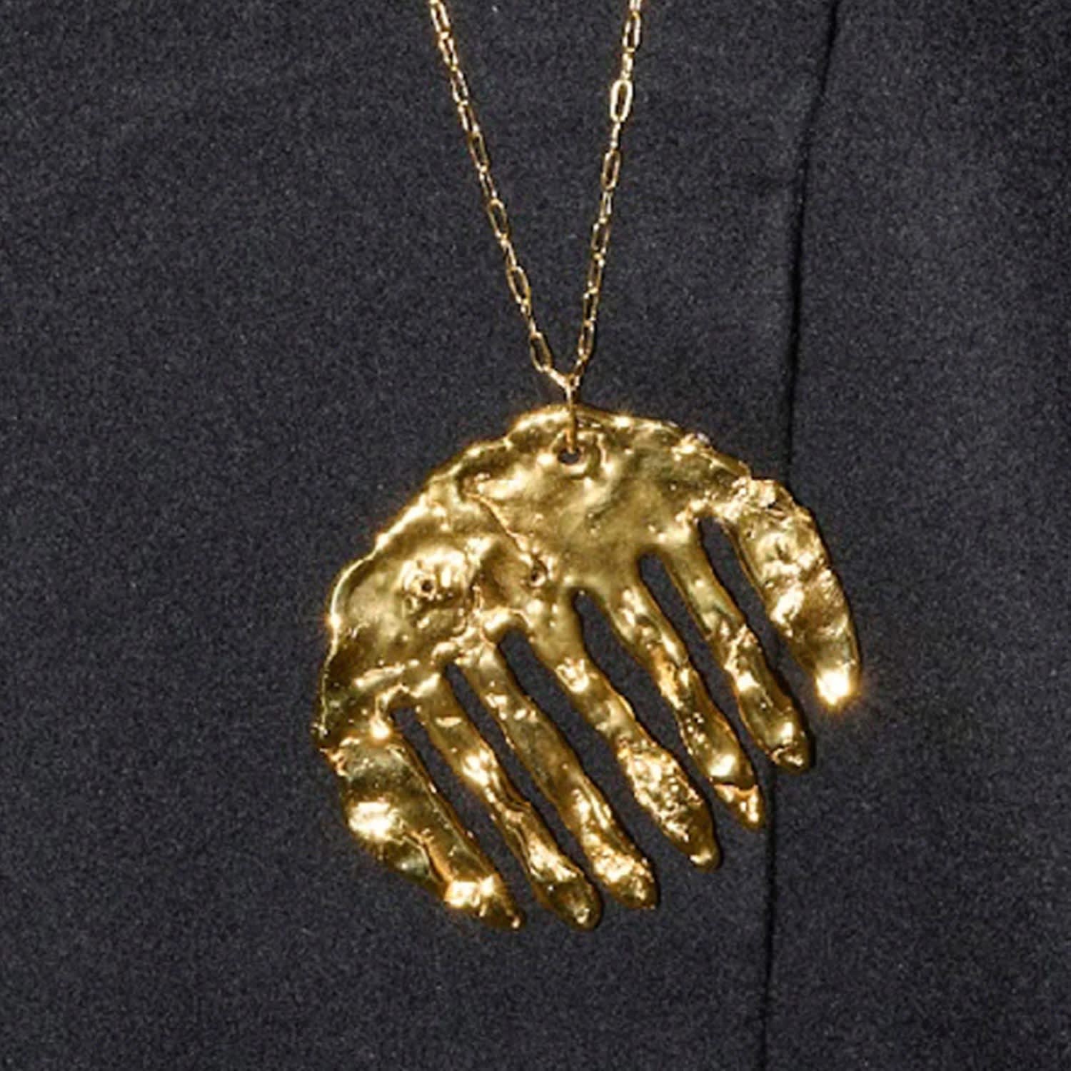 Simon Radvan X Eva Remenyi Comb Necklace Gold