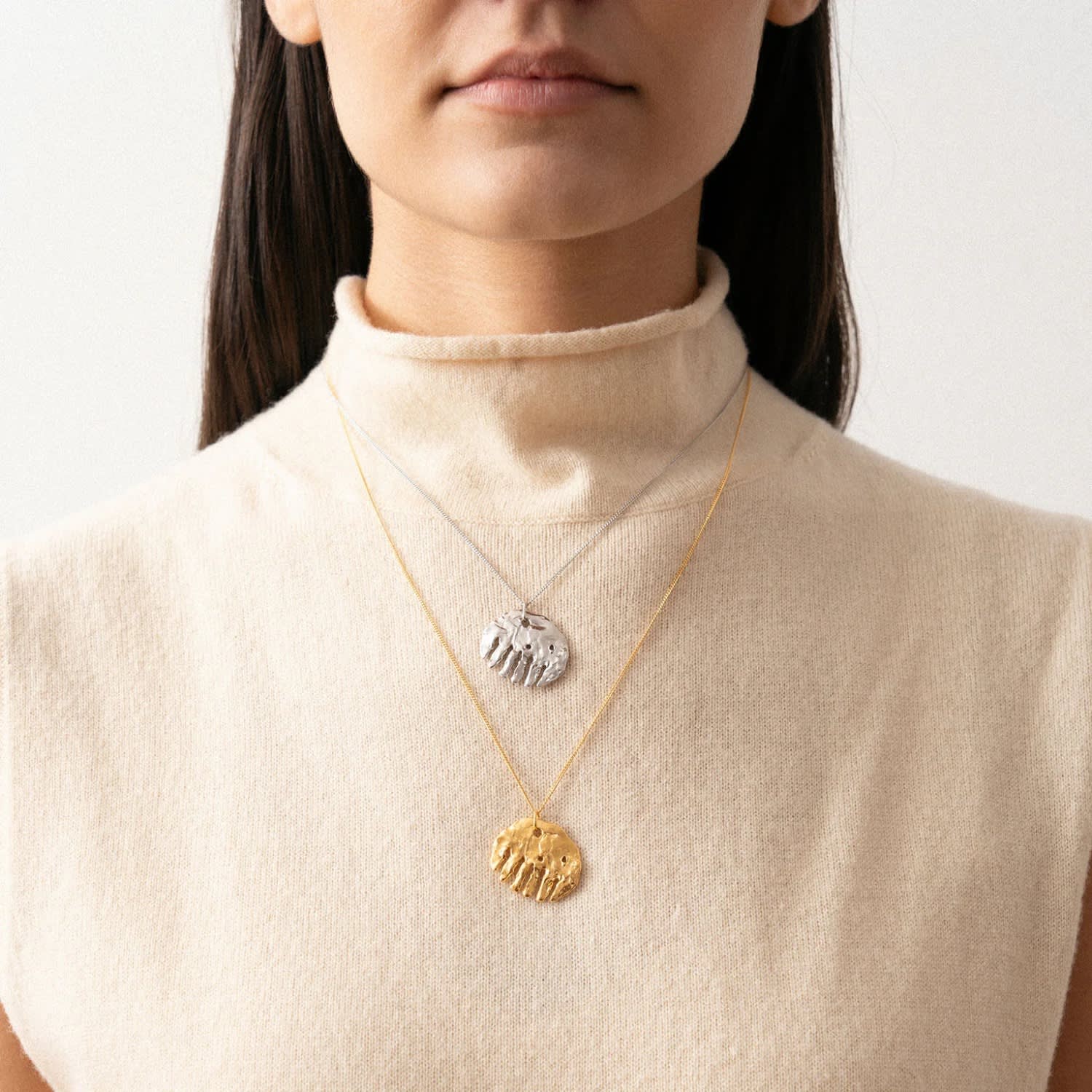 Simon Radvan X Eva Remenyi Comb Necklace Mini Gold