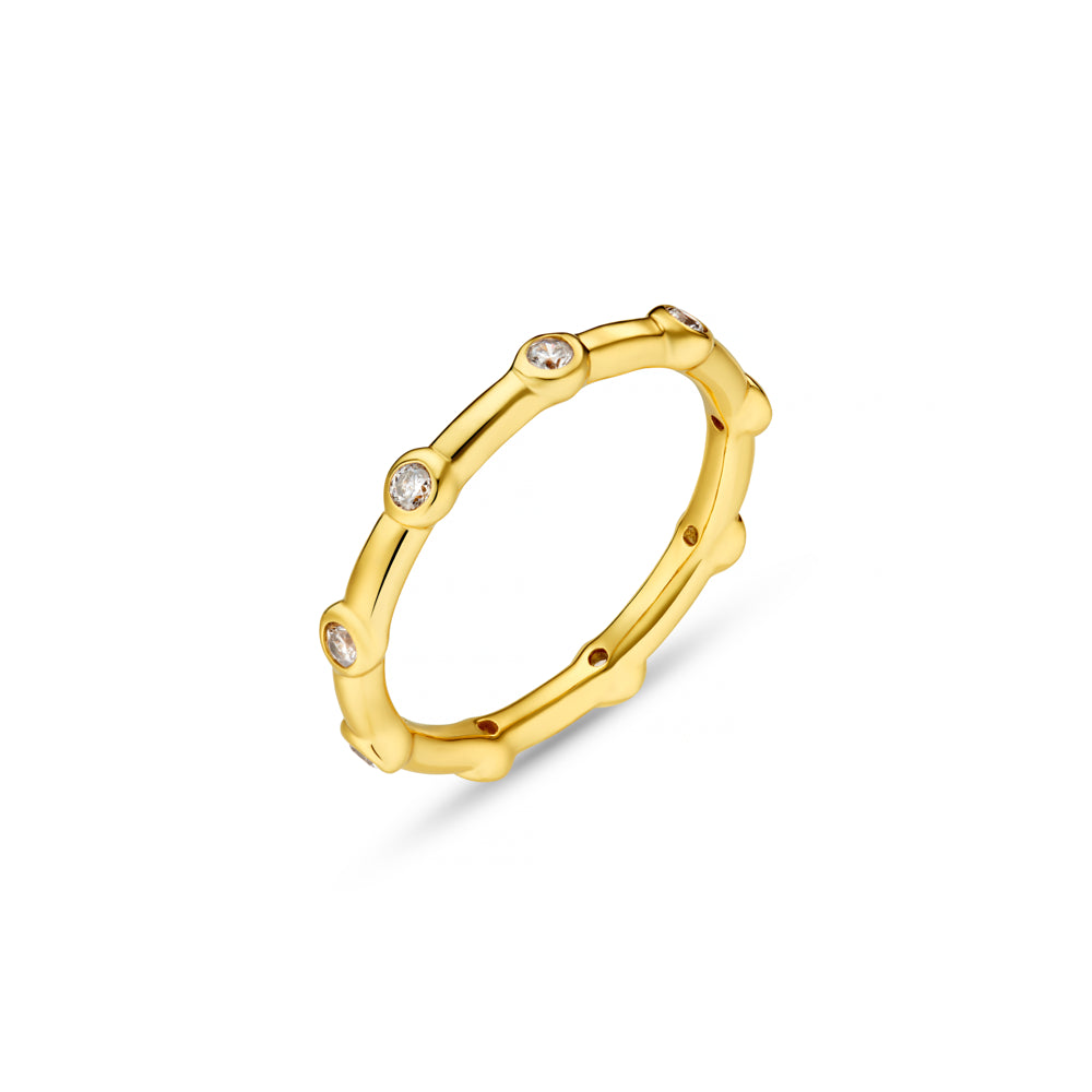 Crystal Stationed Ring