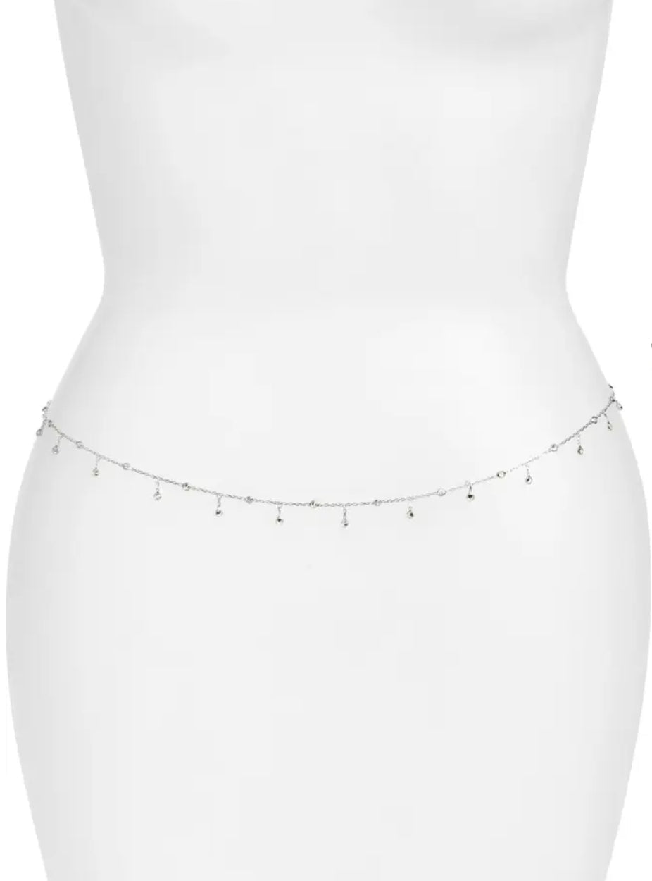 Single Belly Chain - Silver