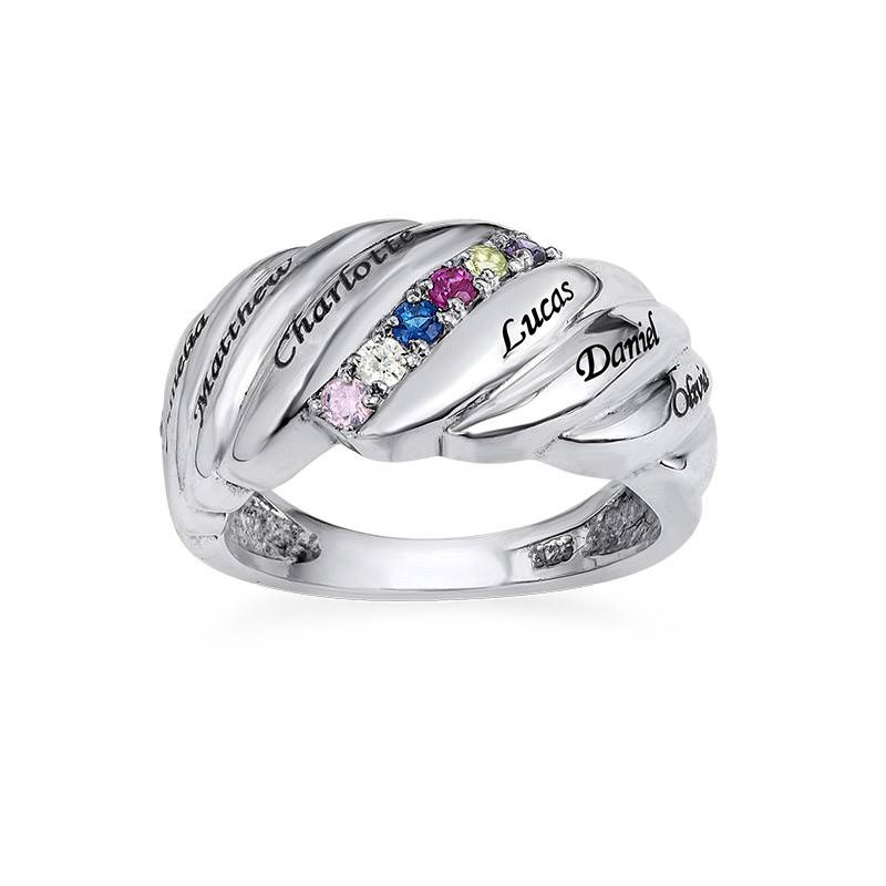 Six Stone Mother's Ring