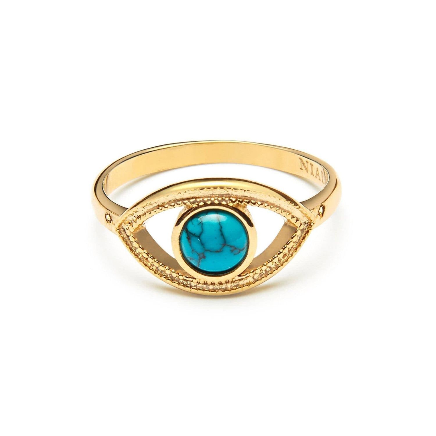 Skyfall Turquoise Evil Eye Ring