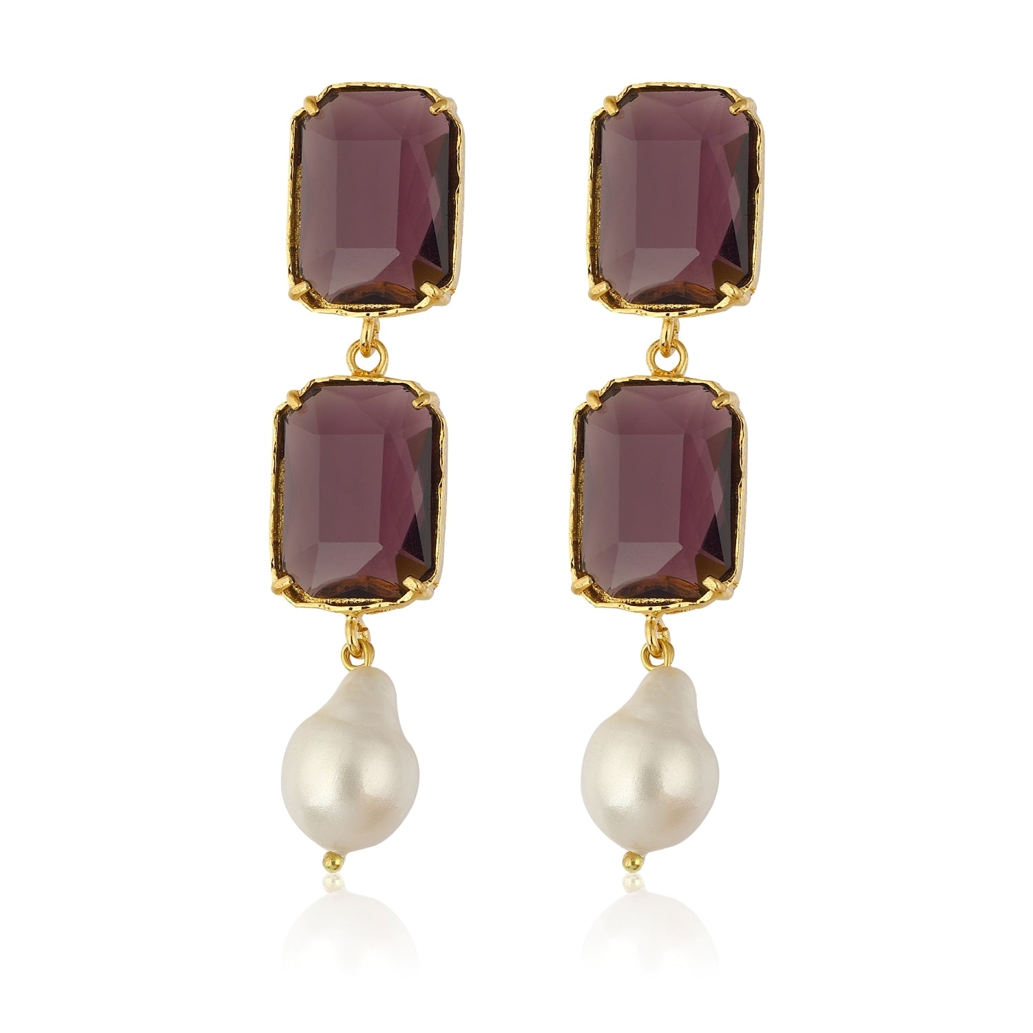 Sloane Earrings - Violet