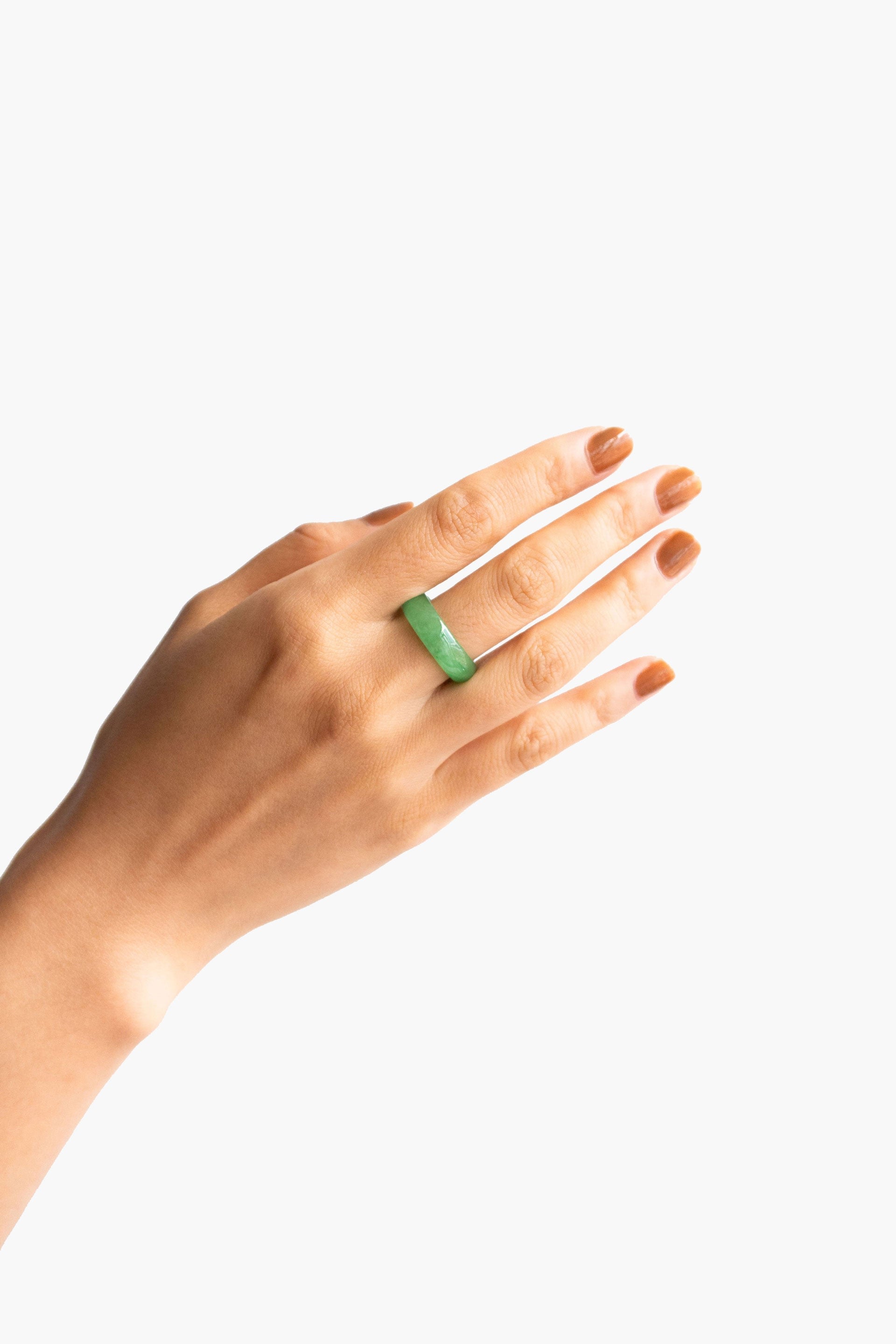Zz Imperial Green Jade Ring