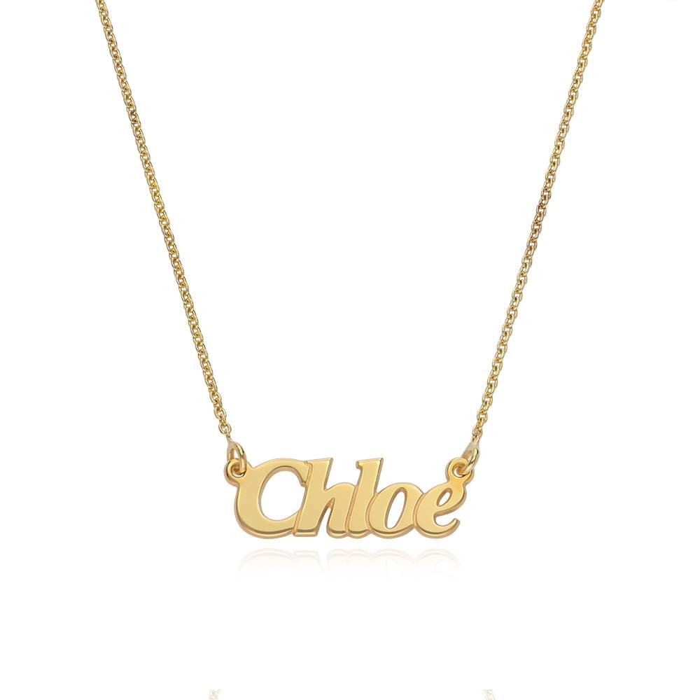 Personalized Gifts for Her - Nameplate Necklace - 18k Gold Plated Sterling Silver