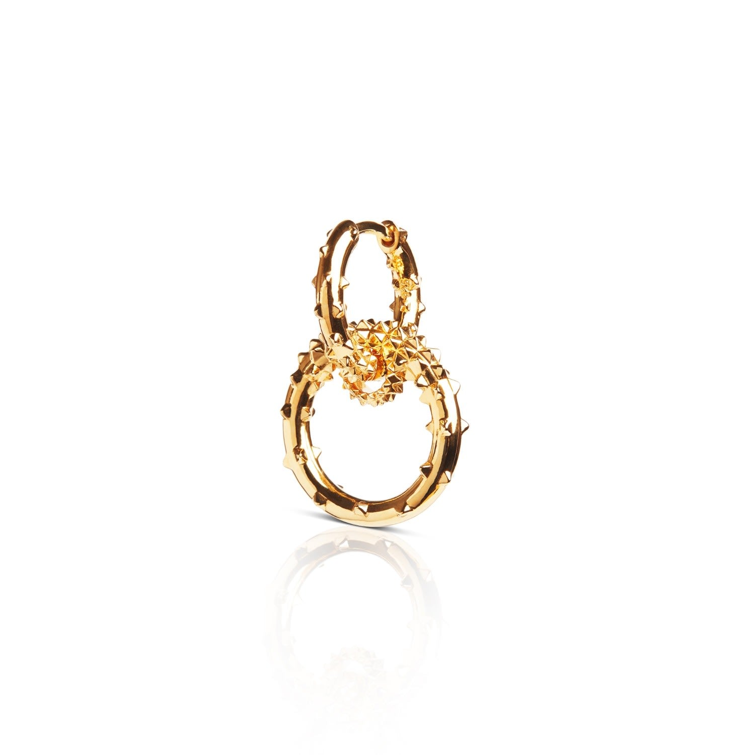 Small Double Hoop Earrings – Gold Vermeil