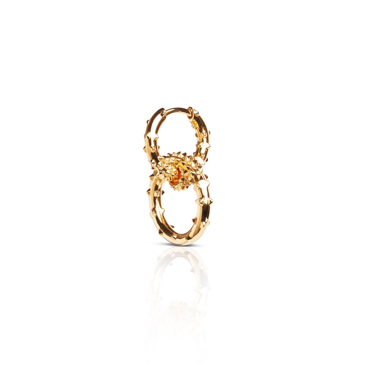 Small Double Hoop Earrings – Gold Vermeil