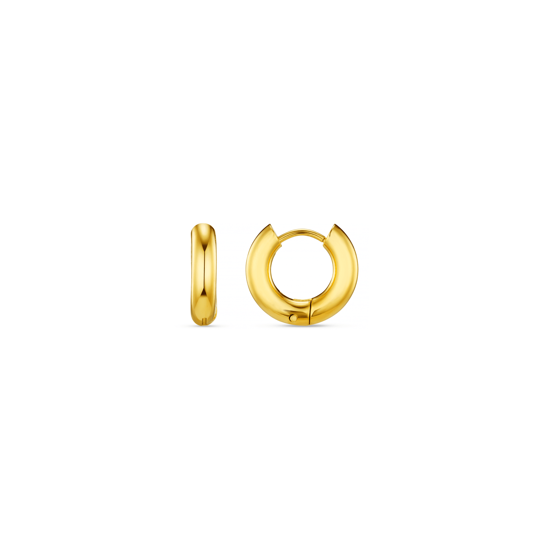 LUXE Chubby Huggie Hoop Earrings