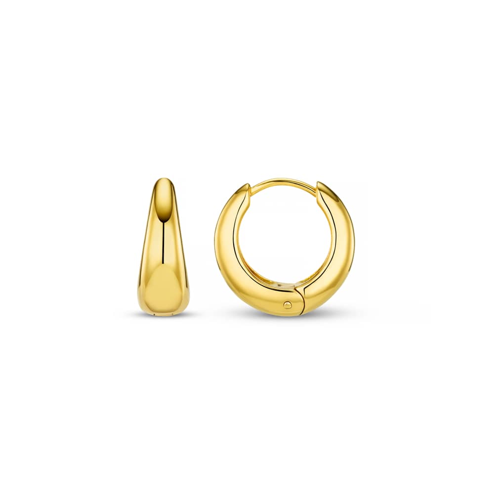 Small Tapered Hoop Earrings