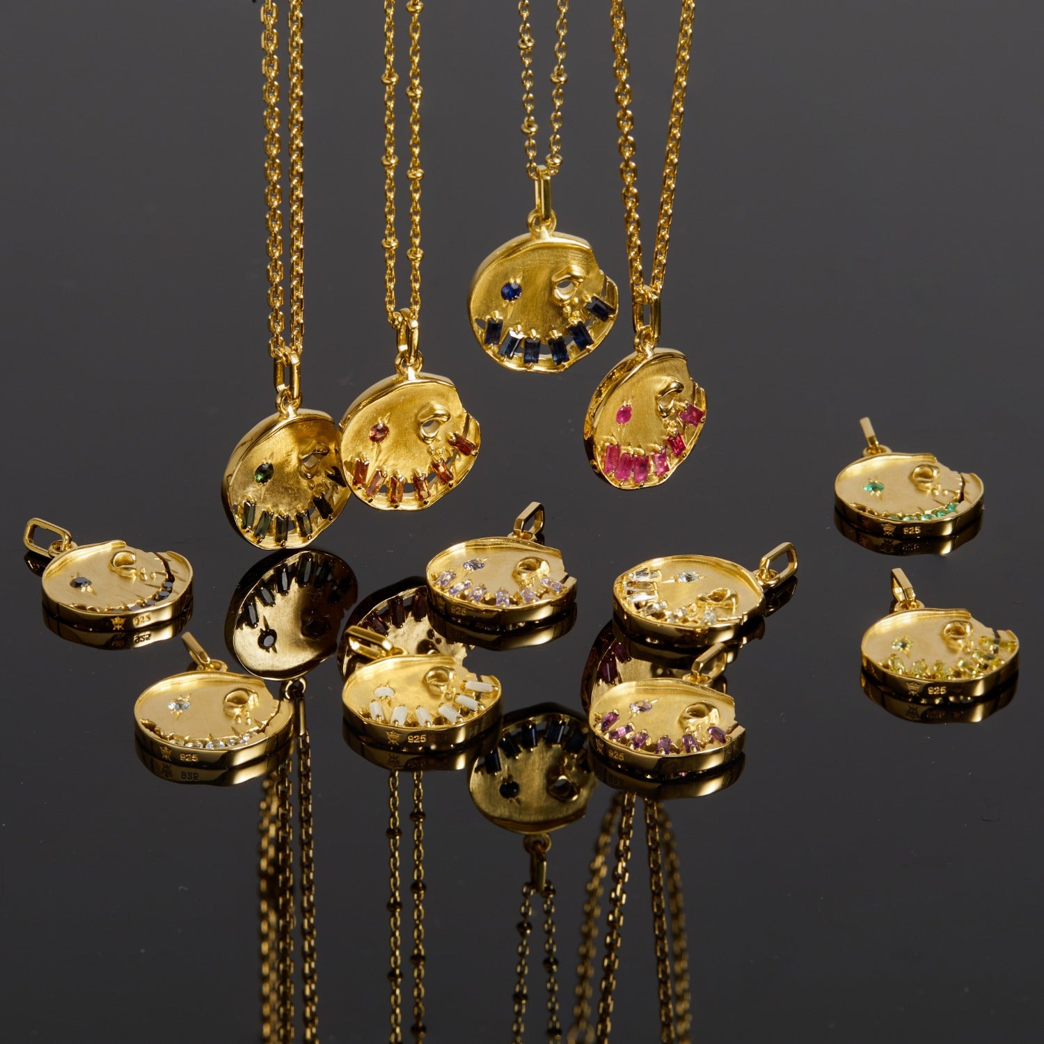 Smile February Gold Vermeil