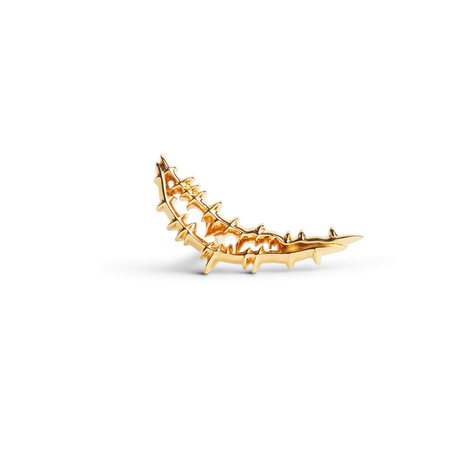 Smile Stud Earrings - Gold Vermeil