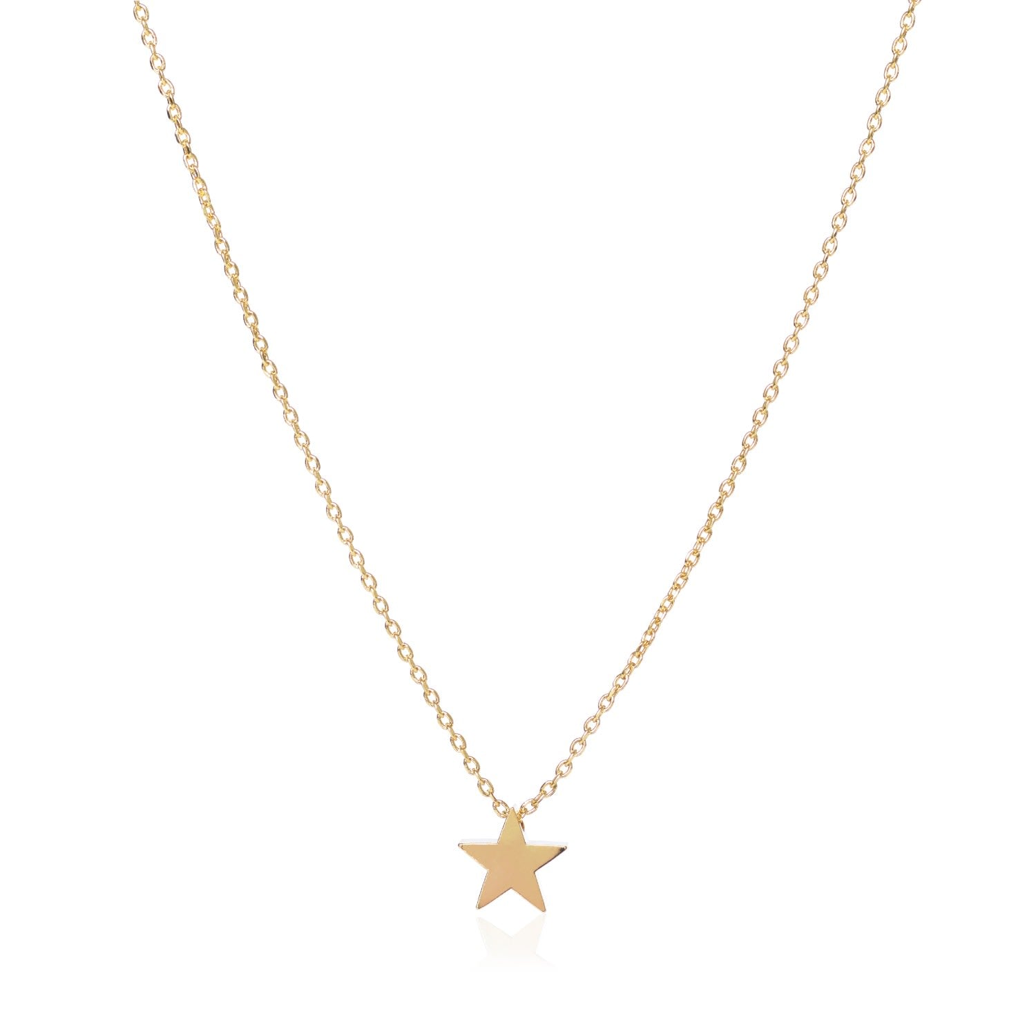 Line Star Necklace