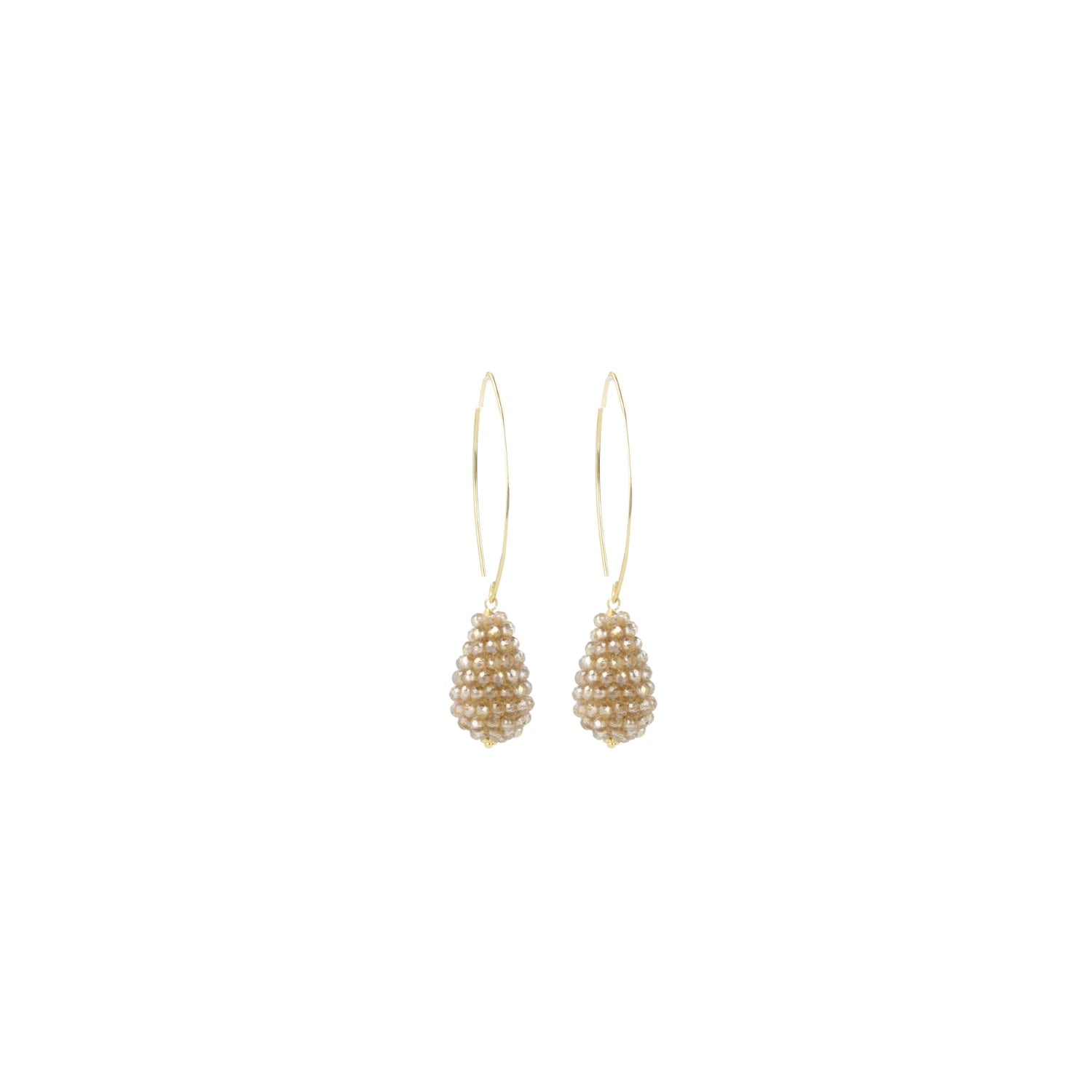 Soft Champagne Earrings Cone Xs