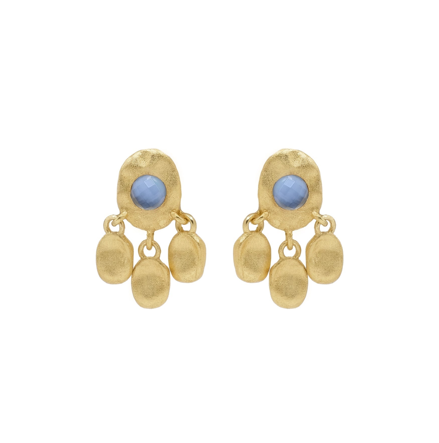Sol Earrings In Tanzanite