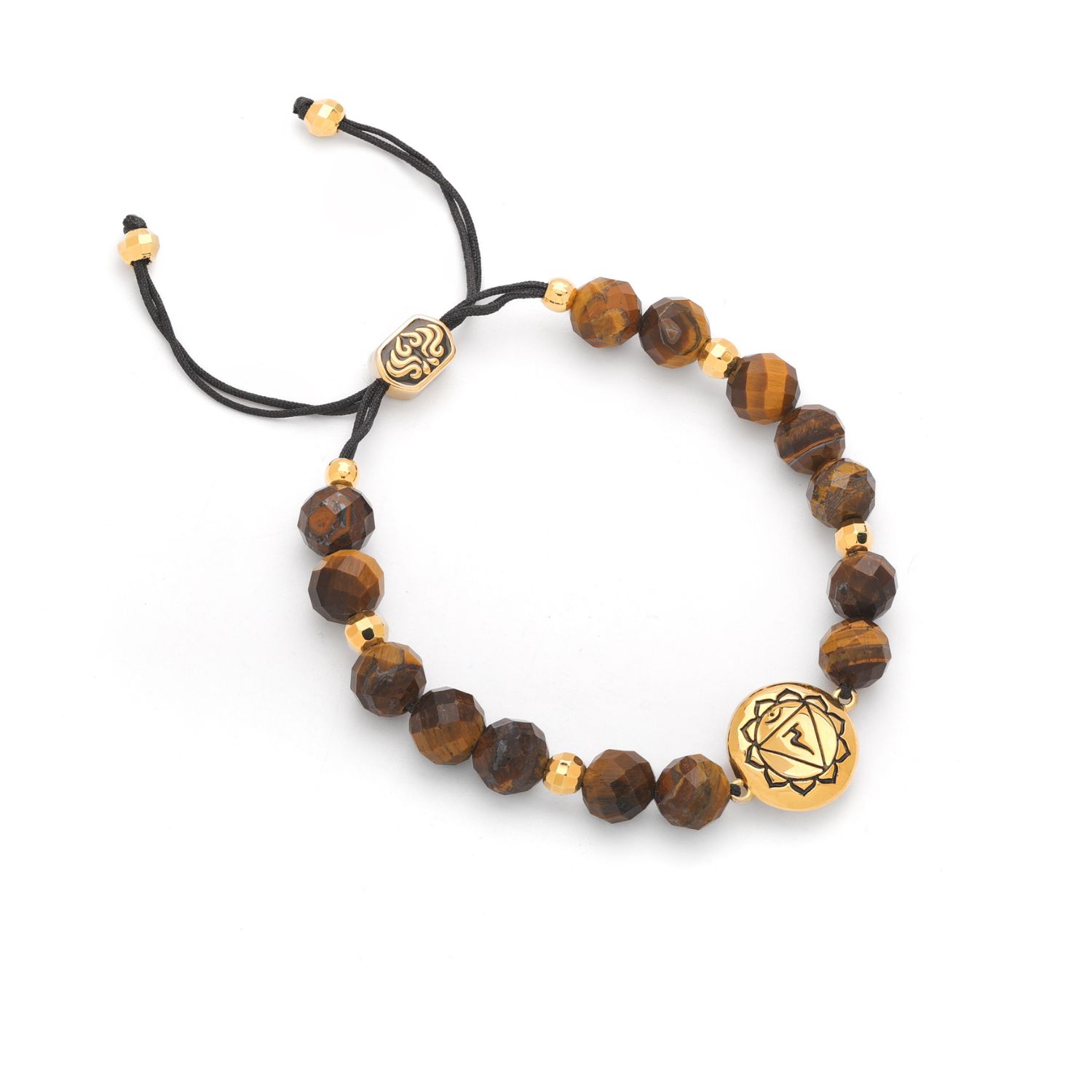 Solar Plexus Chakra Tiger's Eye Energy Protection And Psychic Power Bracelet