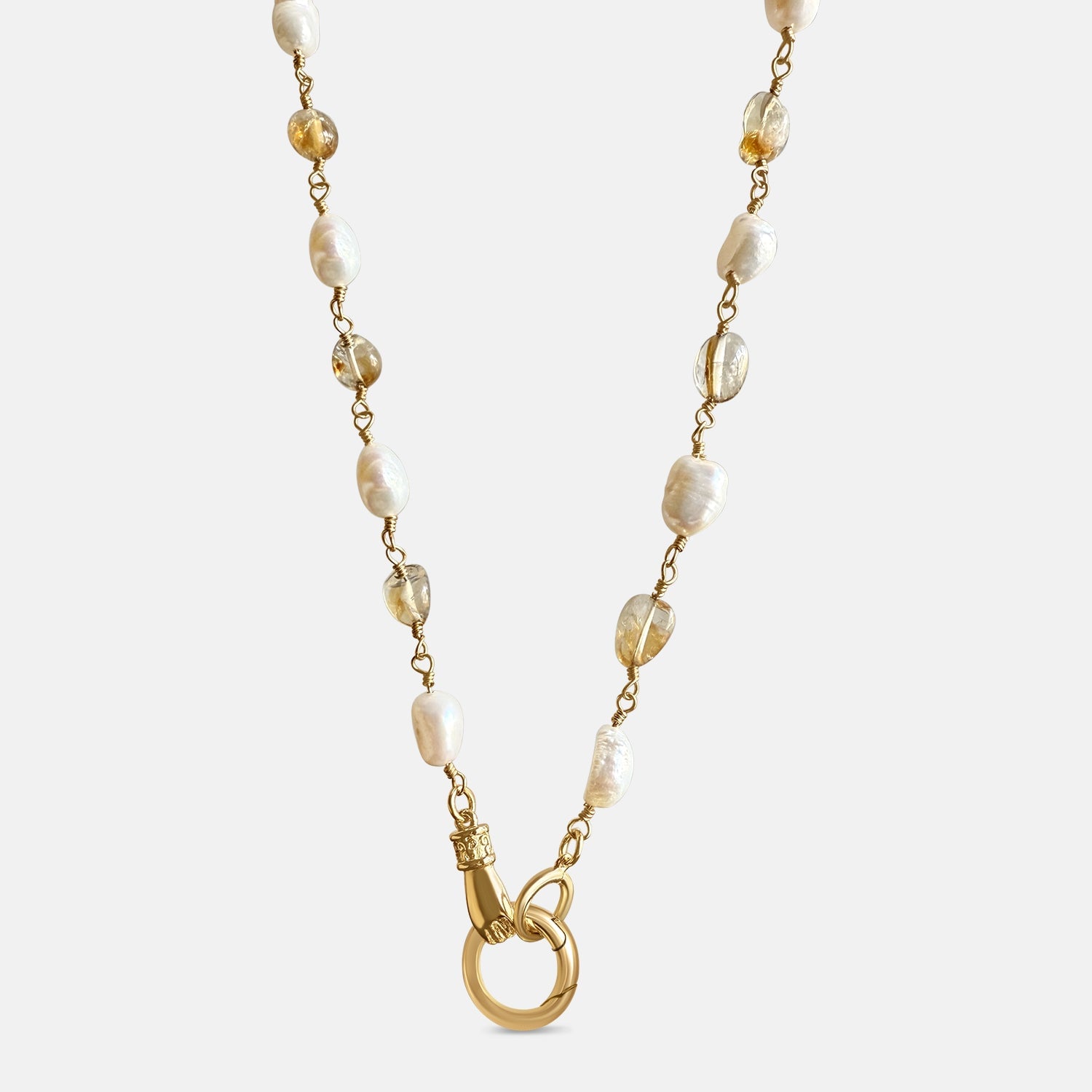 Solara Keeper Strand Charm Necklace