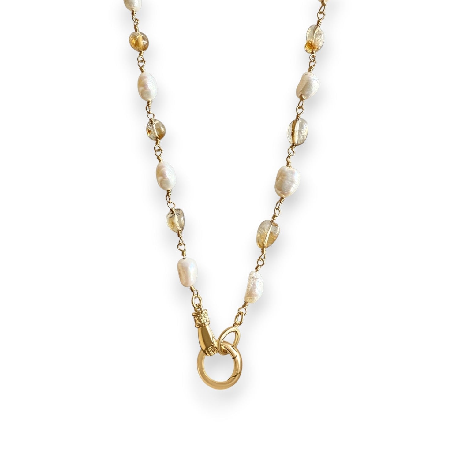Solara Keeper Strand Charm Necklace