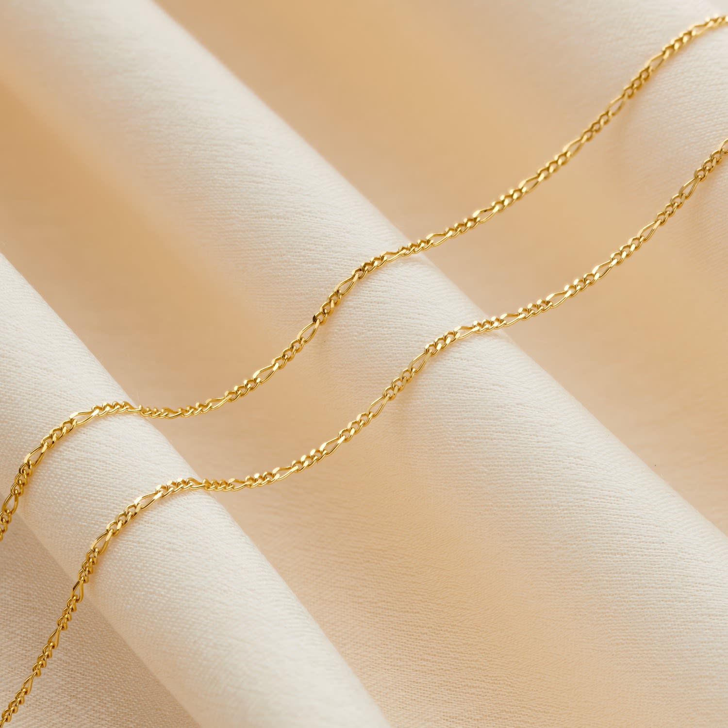 9Ct Solid Gold Figaro Chain Necklace
