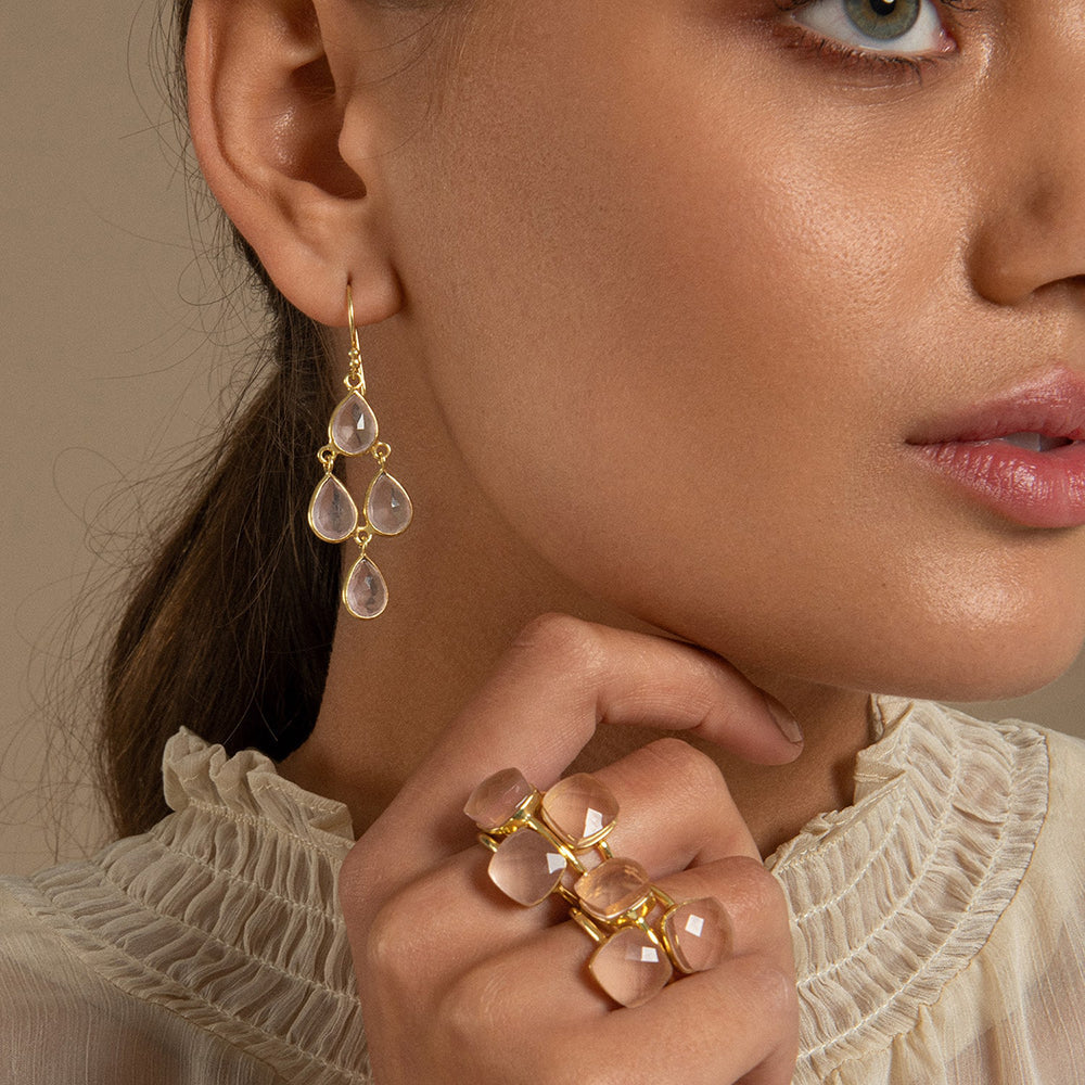 Sophia Rose Quartz Ring