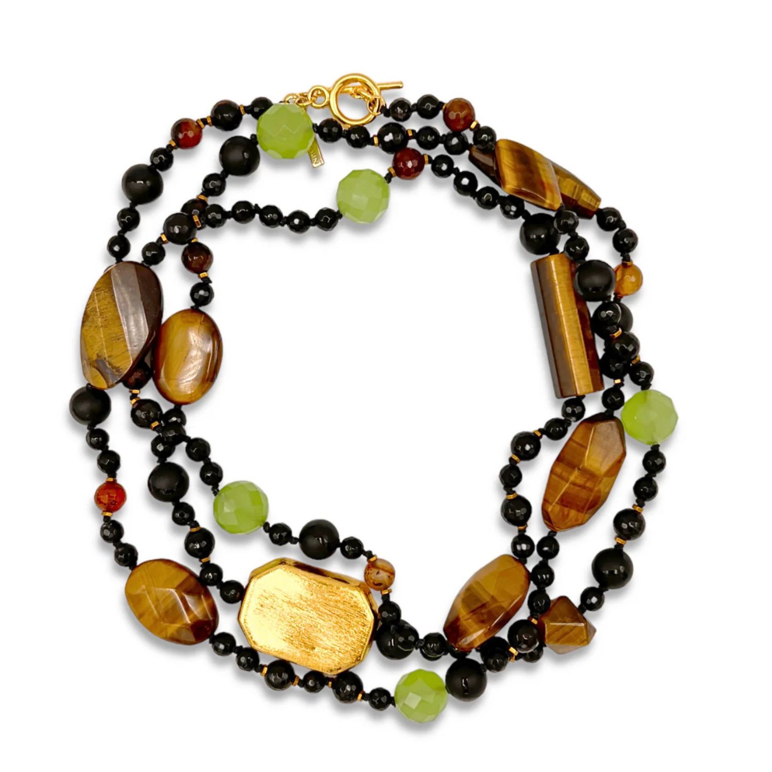 Sorrento Gemstone Knotted Necklace