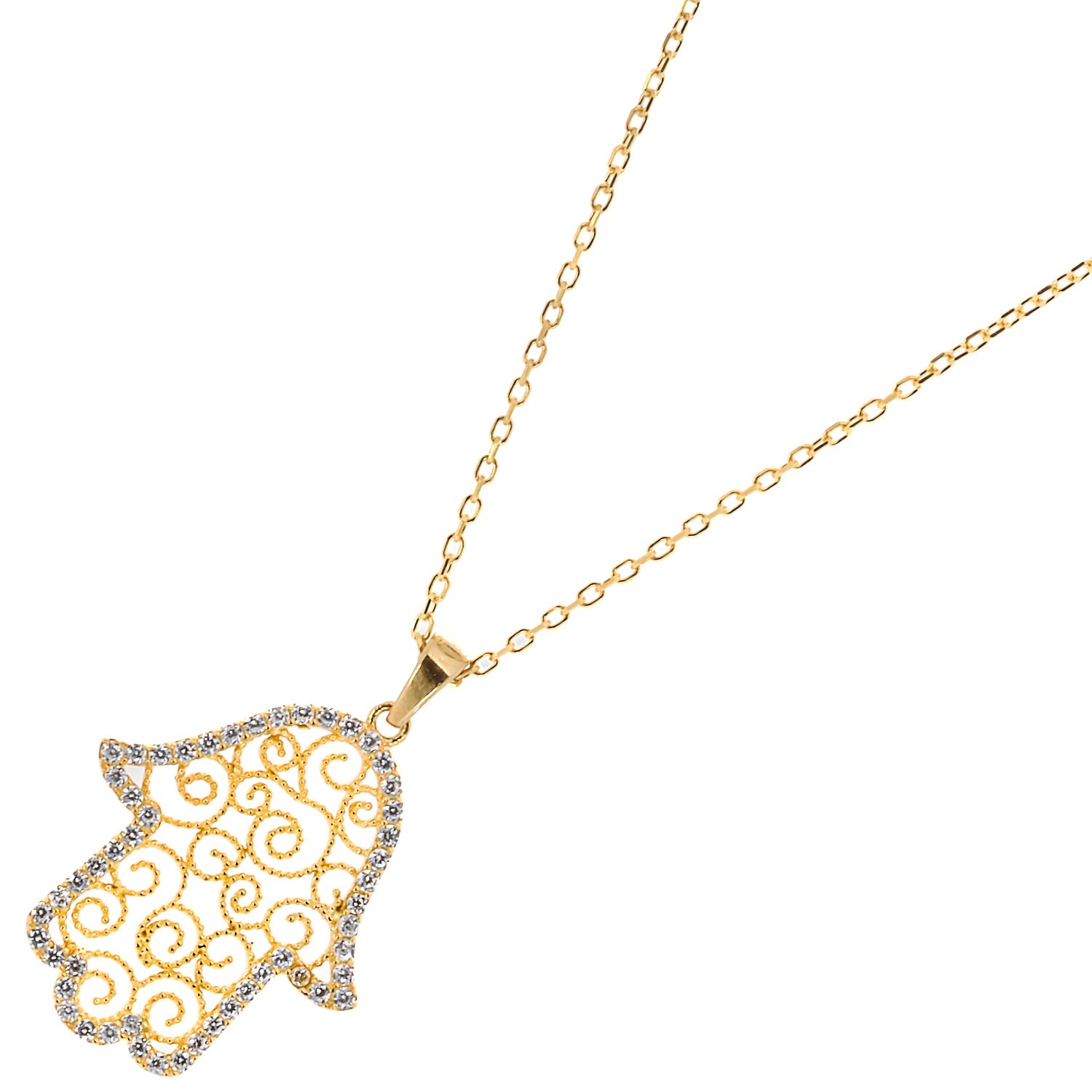 Soul Journey Hamsa Necklace