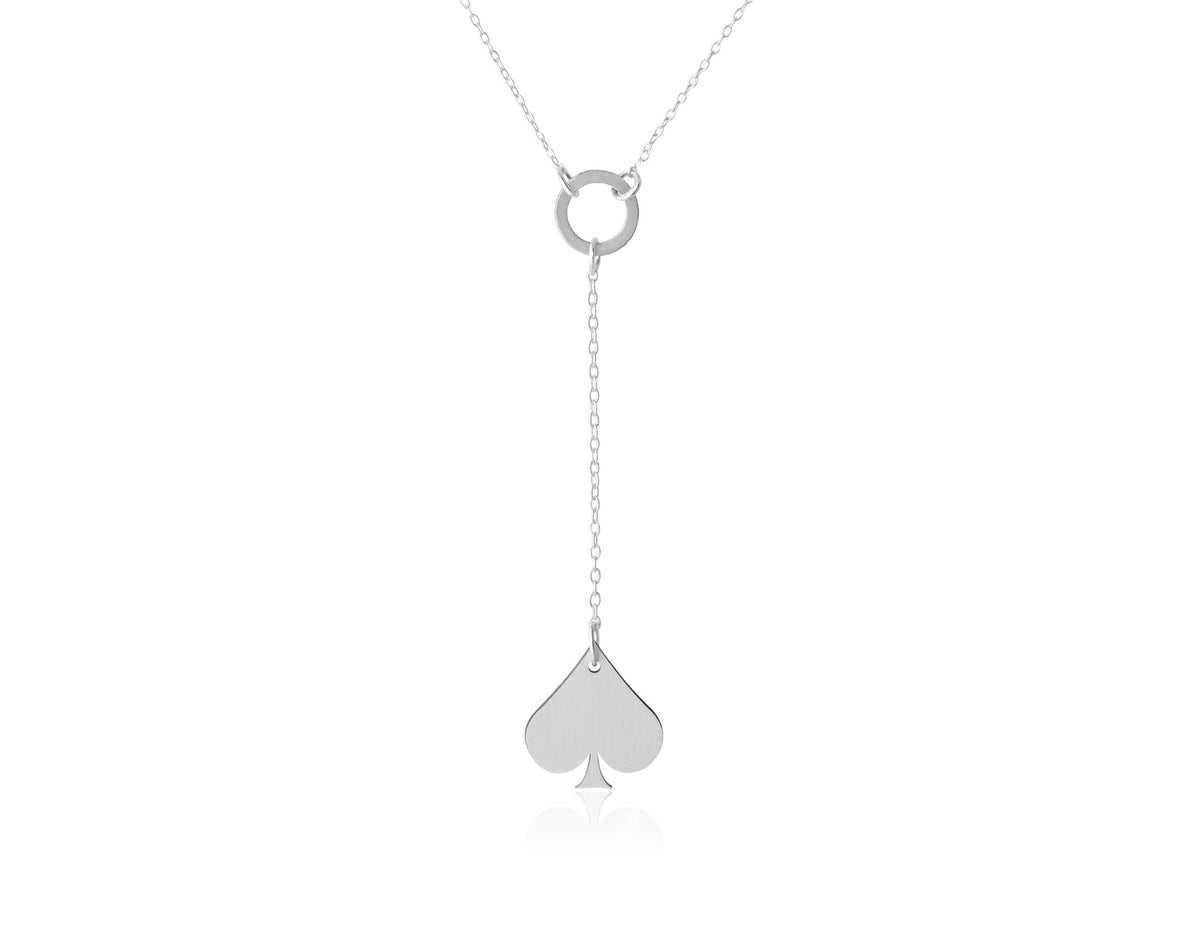Spade Lariat Necklace - Vegas Series