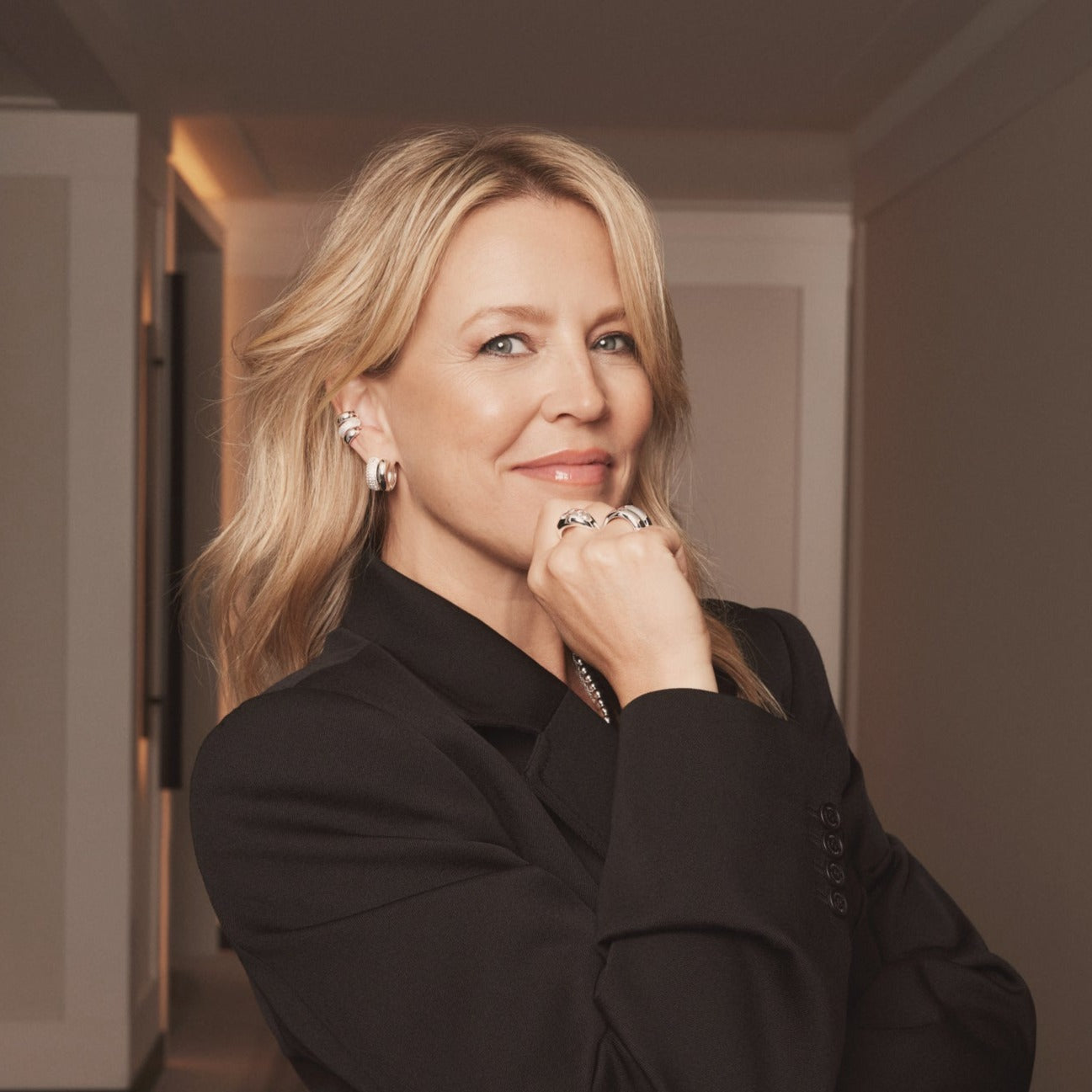 Sparkless Earring Cuff Silver