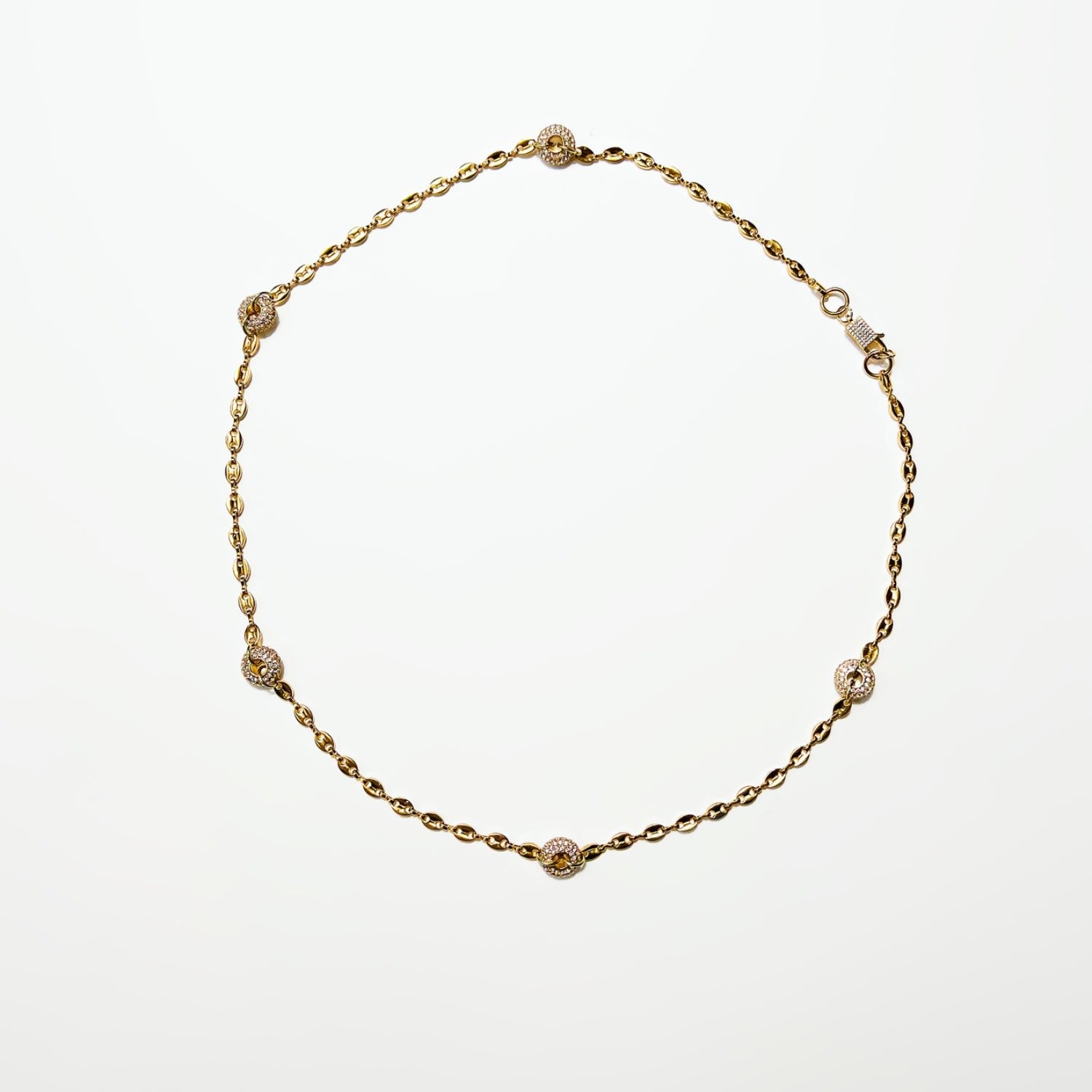 Sphere Mariner Necklace - Gold