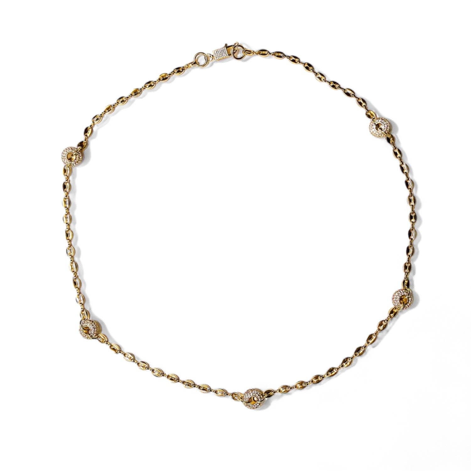Sphere Mariner Necklace - Gold