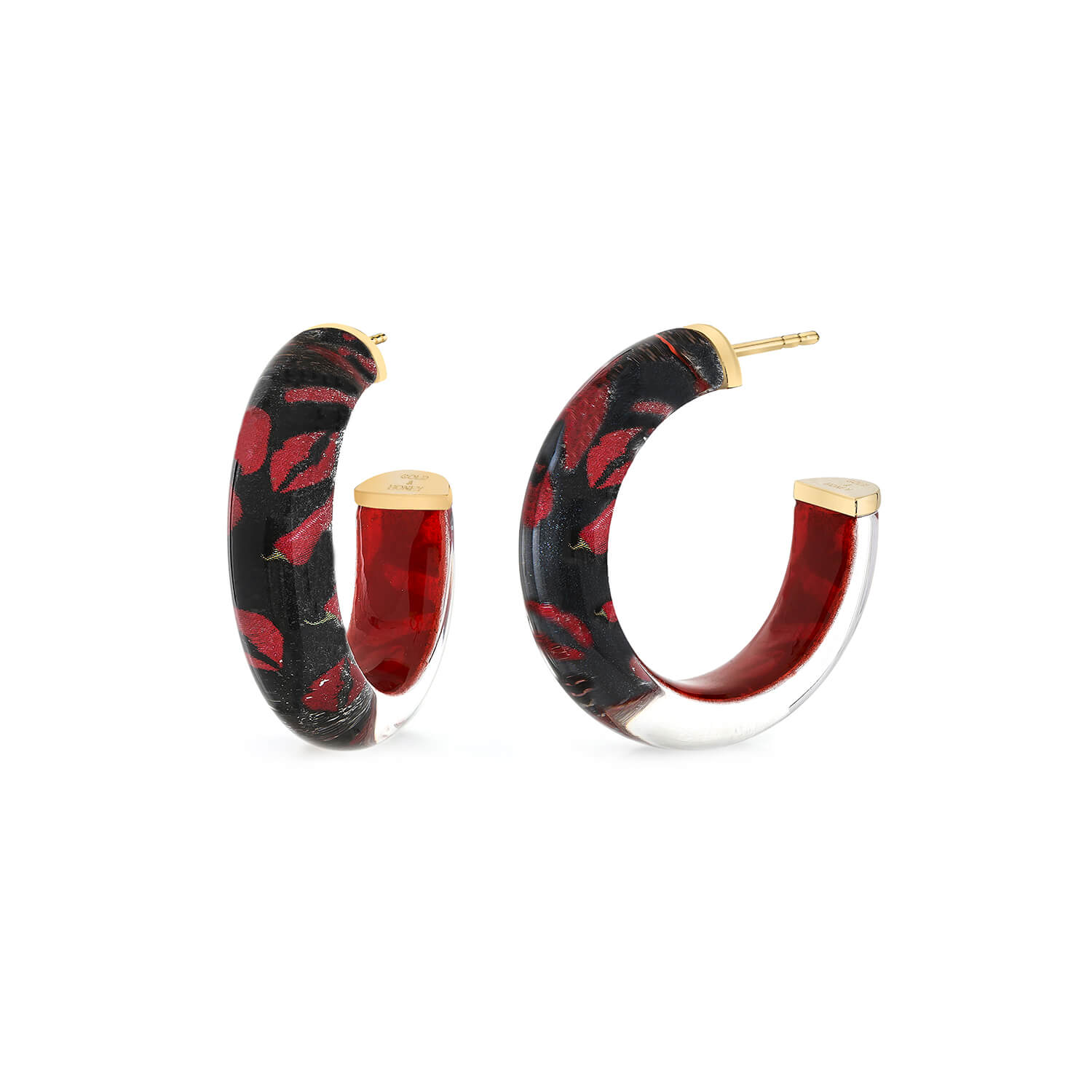 Spicy Lucite Hoops