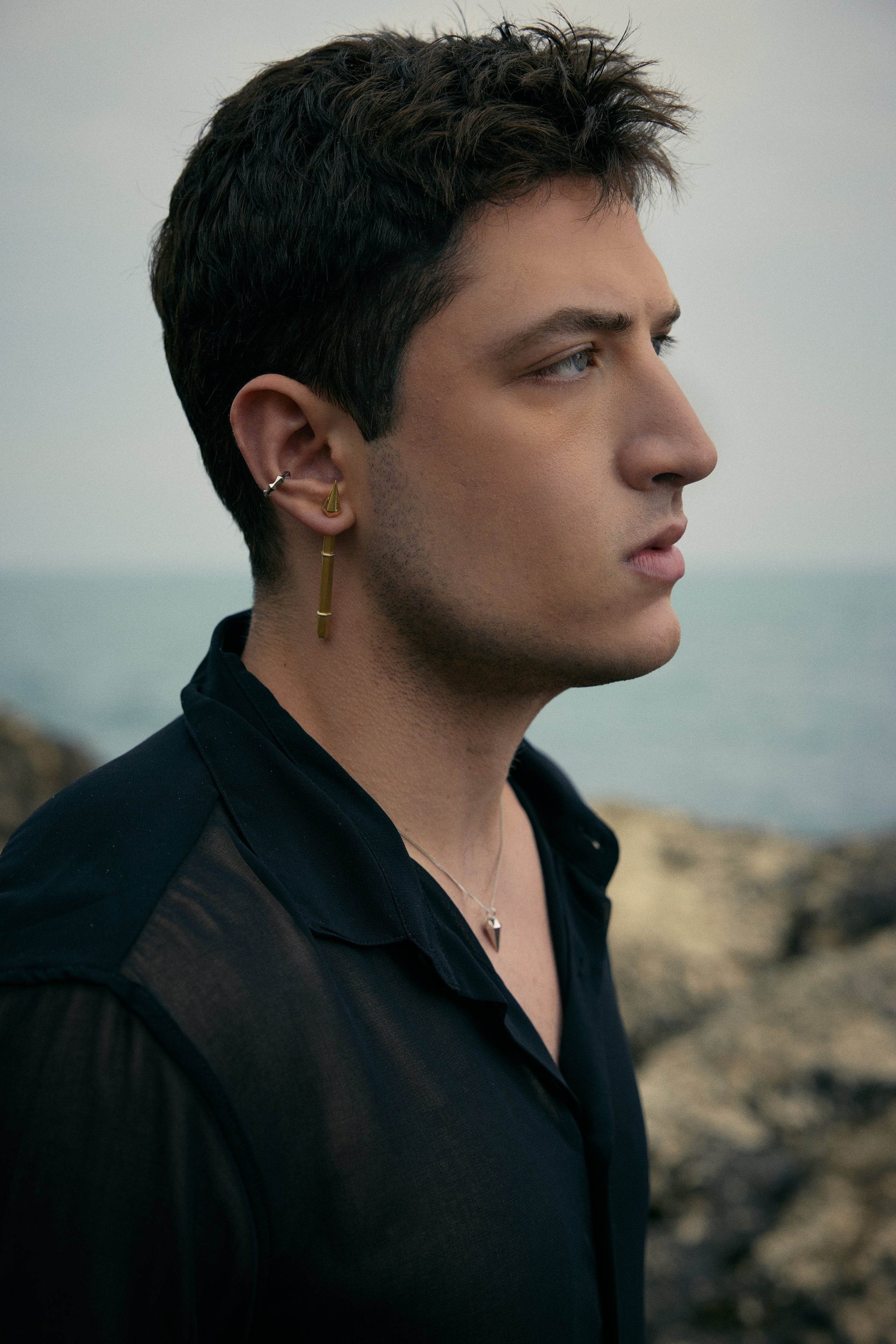 Spirit Bar Earring Gold