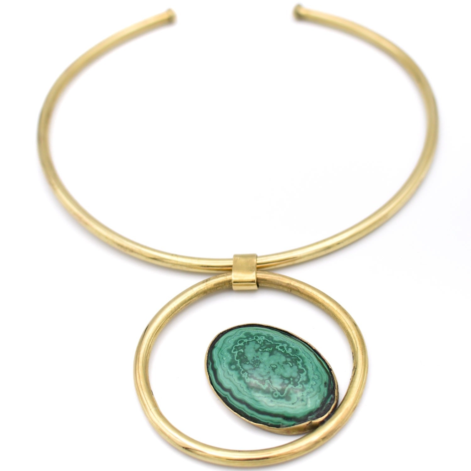 Emerald Malachite Choker