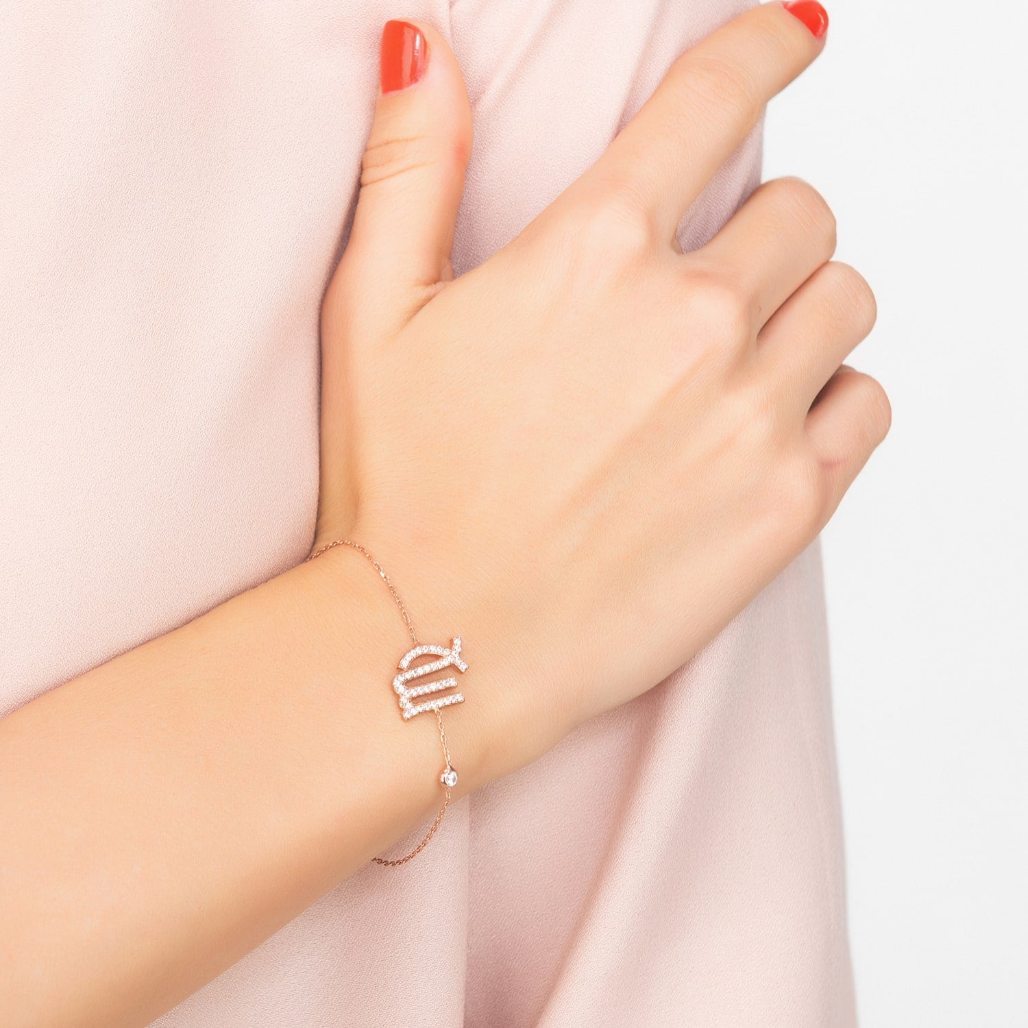 Zodiac Horoscope Star Sign Bracelet Virgo Gold