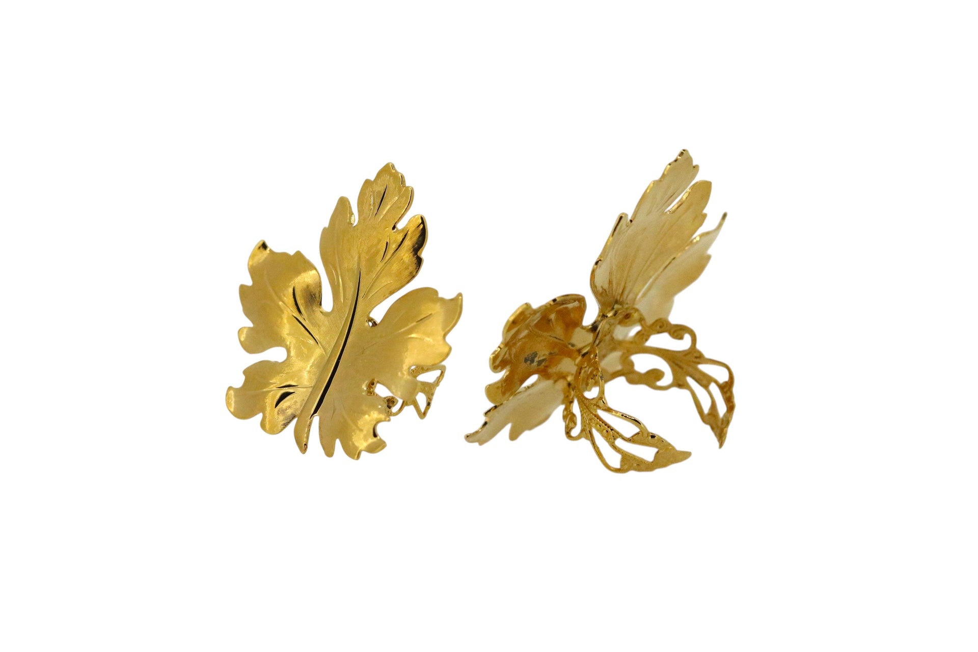 Big Leaf Ring In Gold