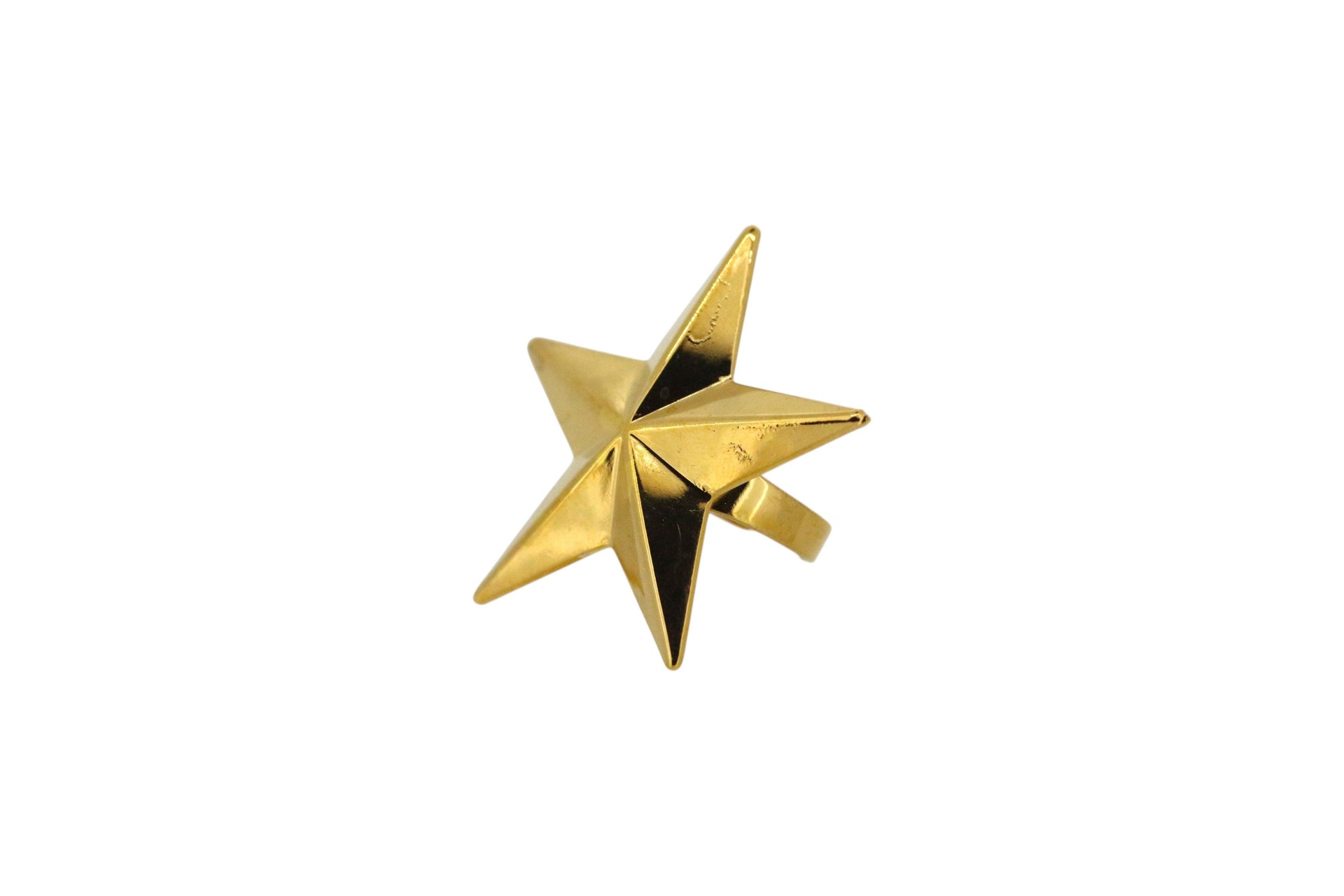 Big Star Ring In Gold