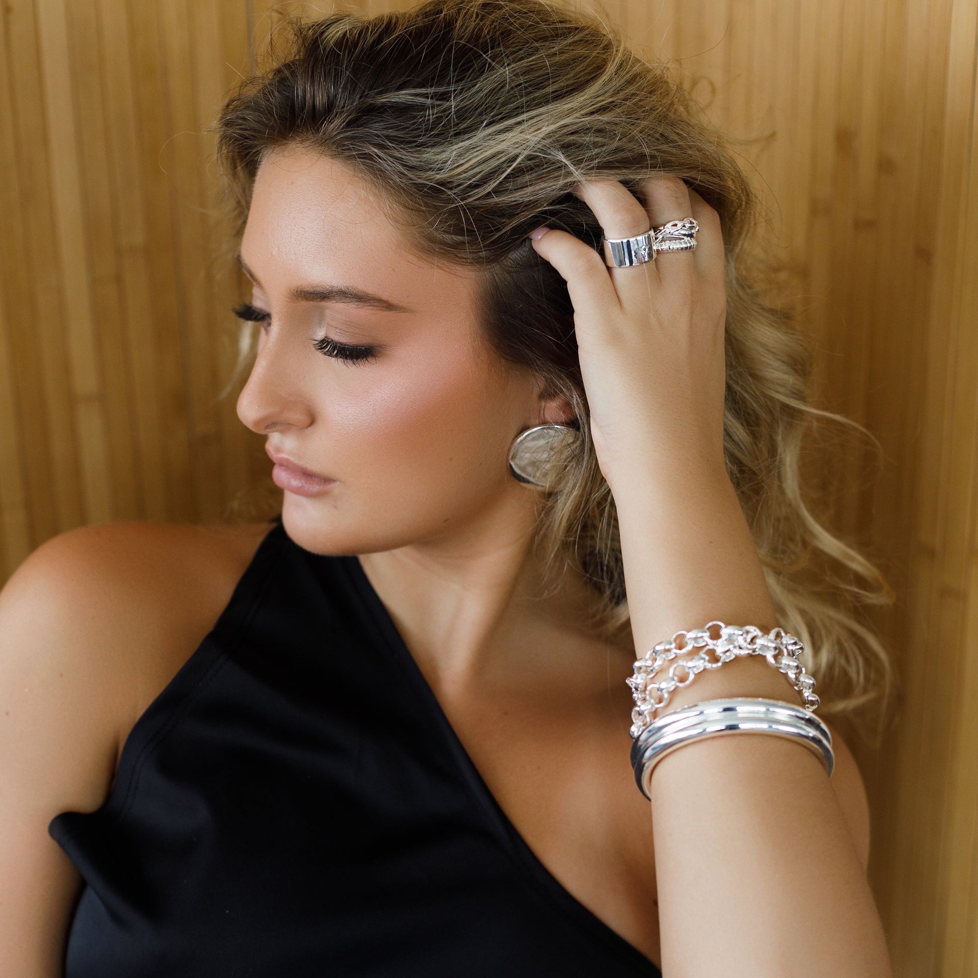 Stackable Bangle Silver