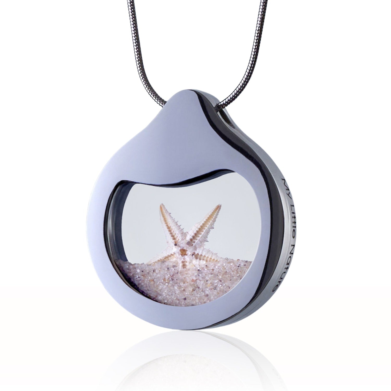 Starfish Necklace With Starfish & Beach Sand – Coastal-Inspired Jewelry Gift For Her - Vacation Inspired Gift