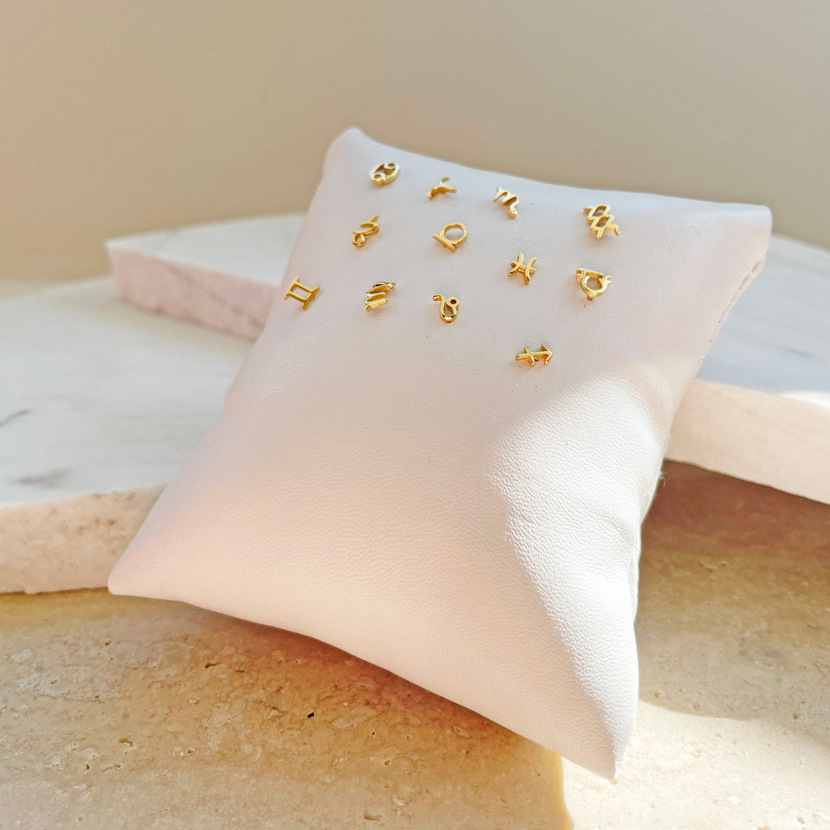 Star Sign Stud Earrings
