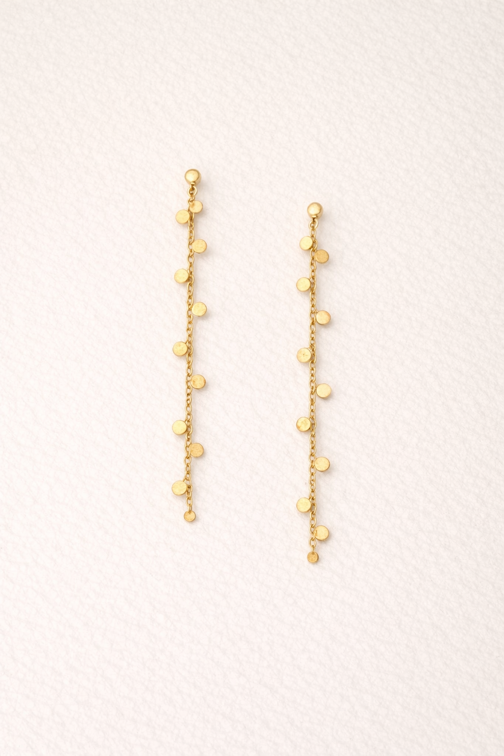 Stardust Cascade Earrings in Solid Gold