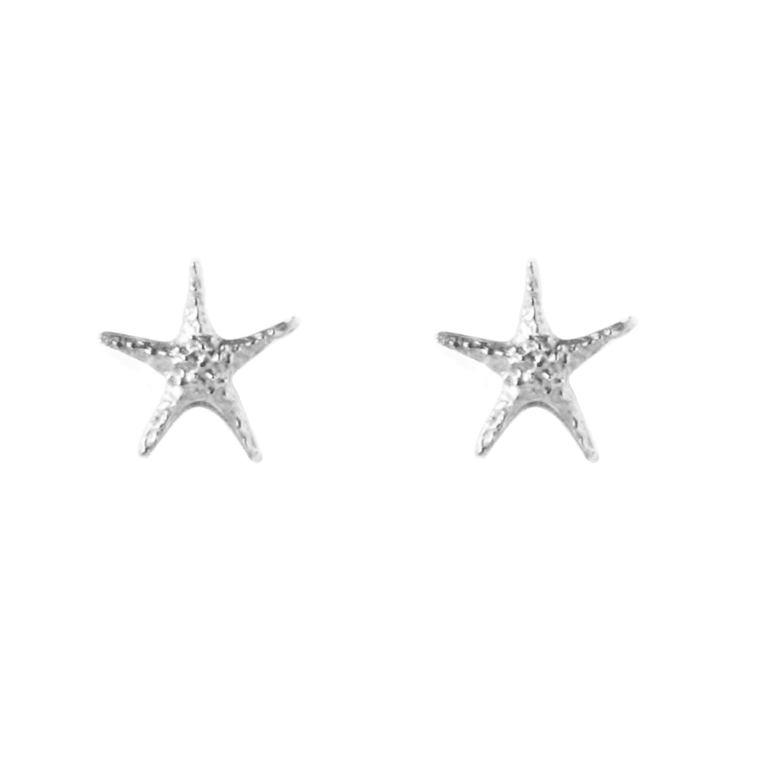 Starfish Earrings - Silver